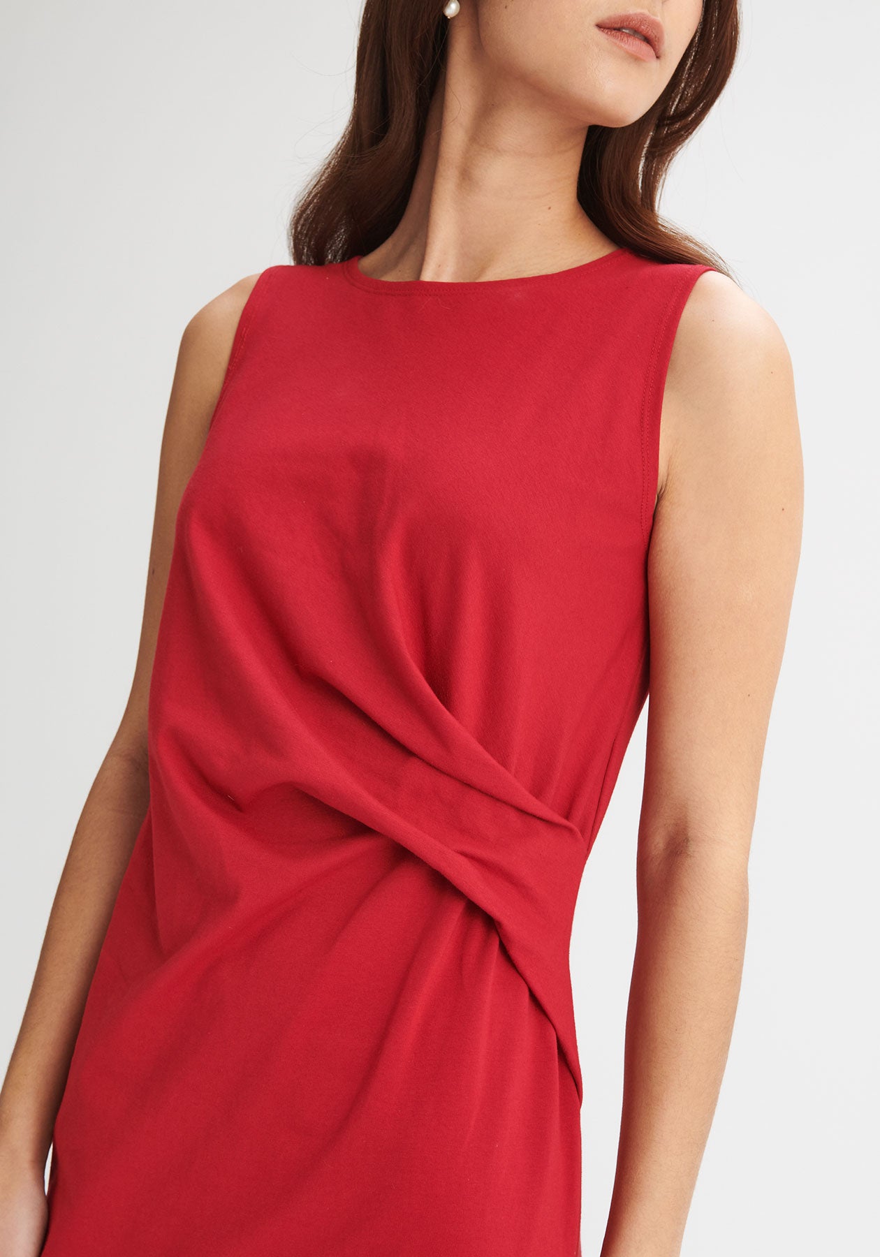 ESTÉREL - Organic cotton little red dress