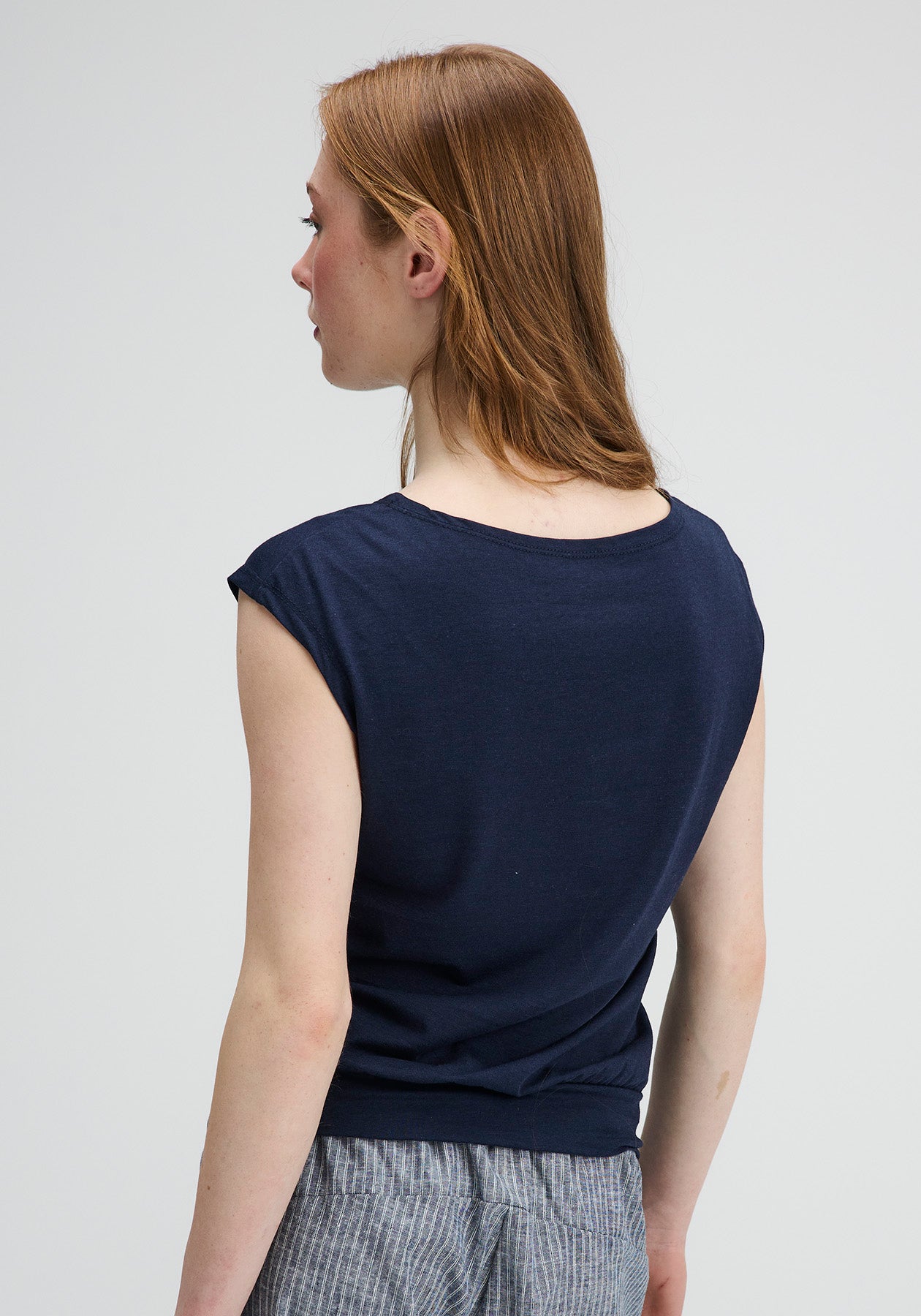 T-shirt Tencel et coton bio Batiscan – Marine