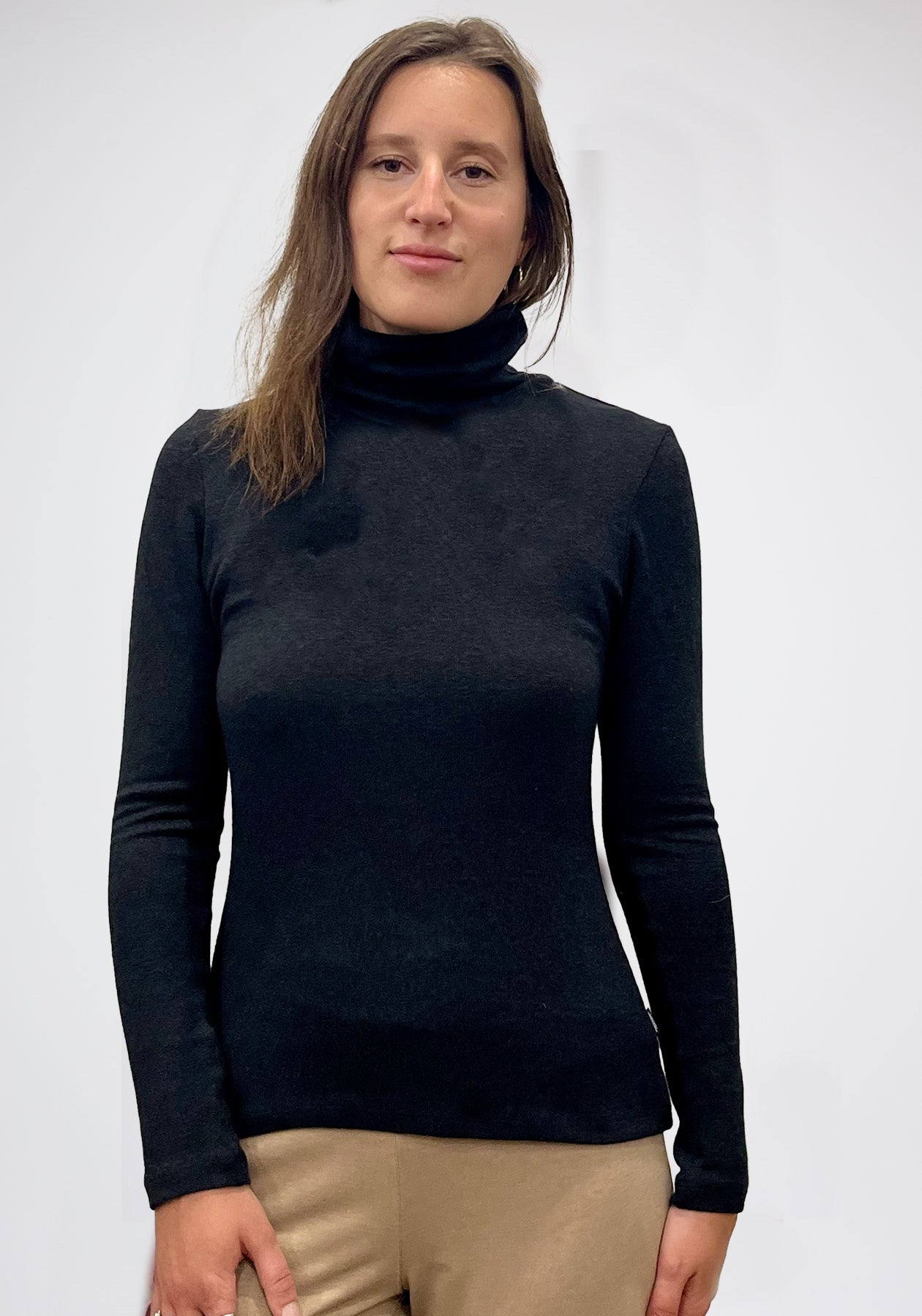 GATINEAU - Brown turtleneck sweater