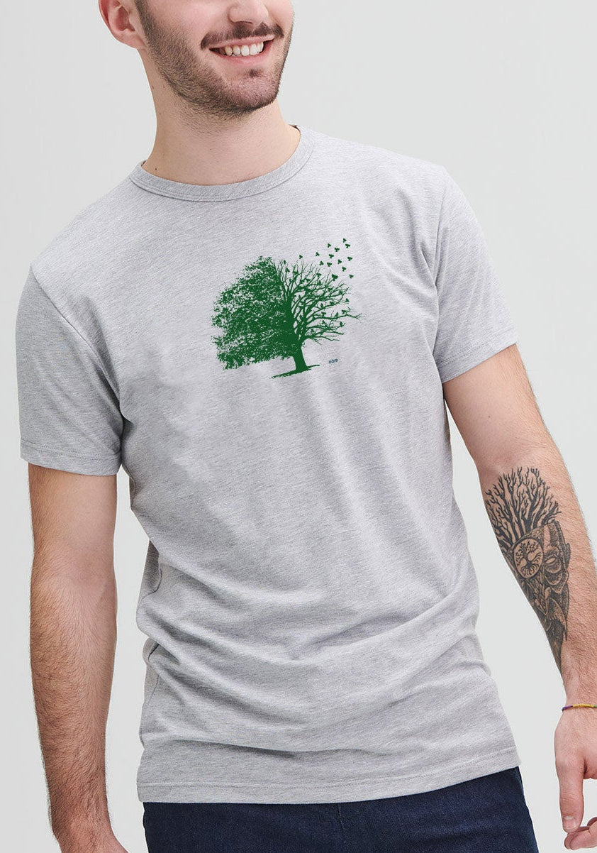 CAMOUFLAGE - OÖM T-shirt gris chiné