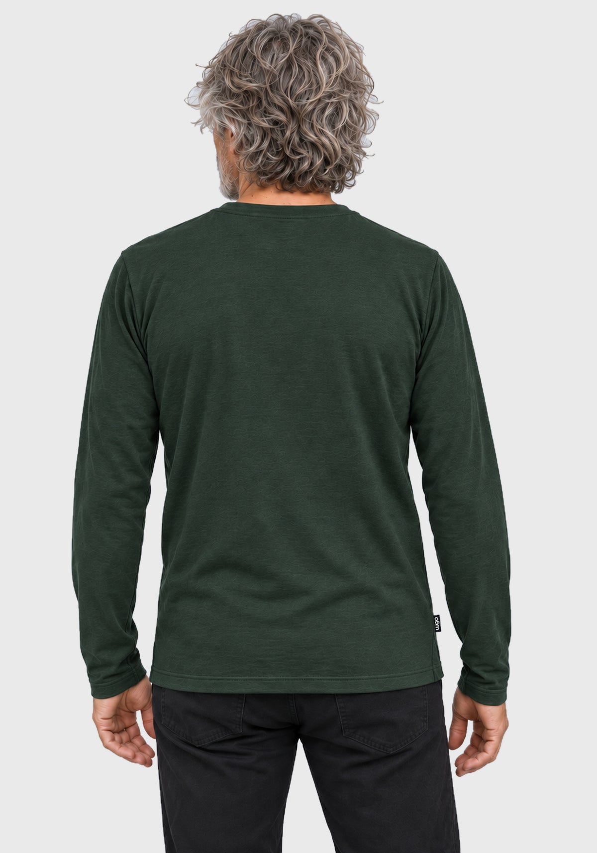 EXPLORER | TENCEL™ and Merino Wool long sleeve T-Shirt in pine OÖM