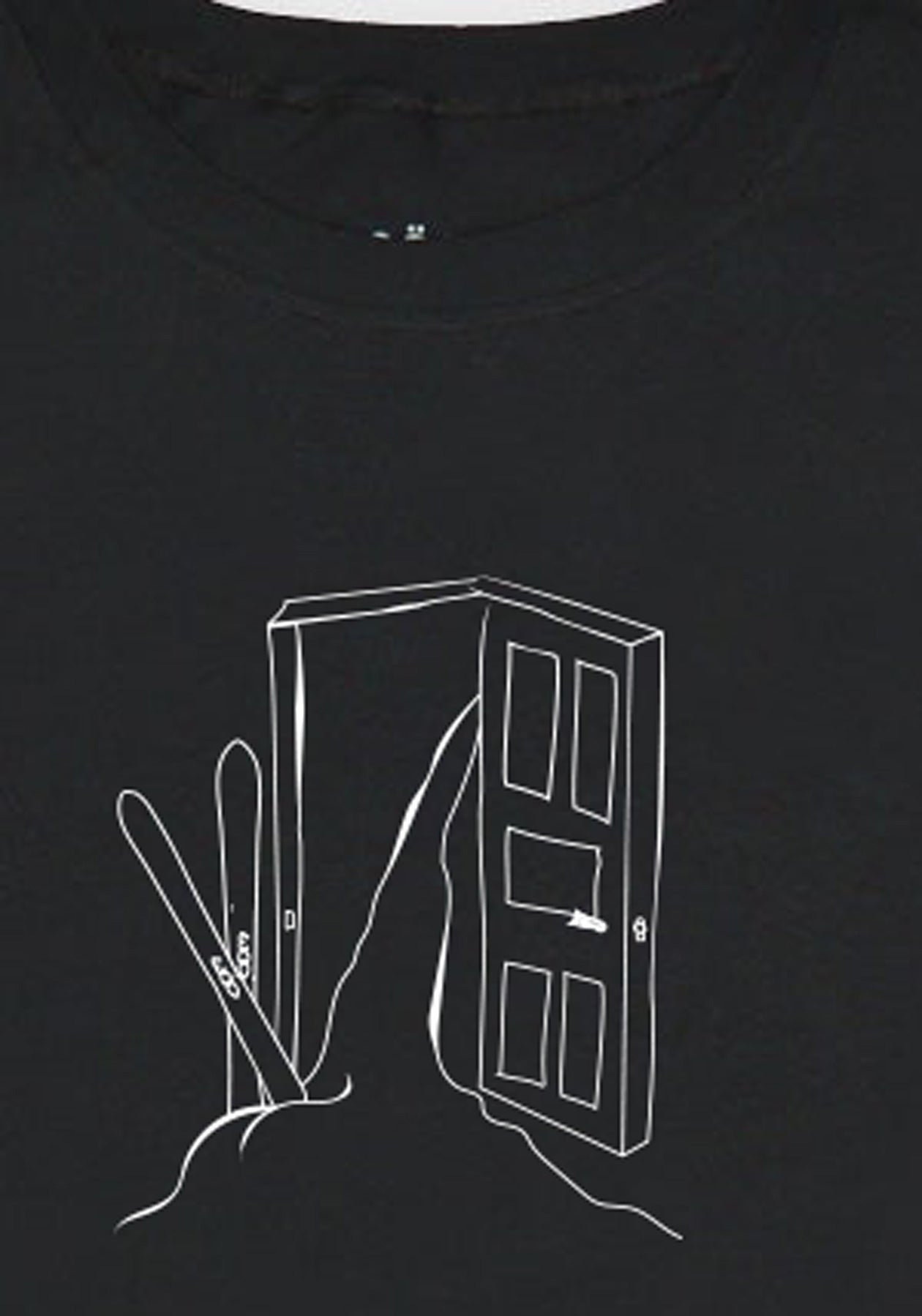 FIRST SNOW - Black long sleeve top