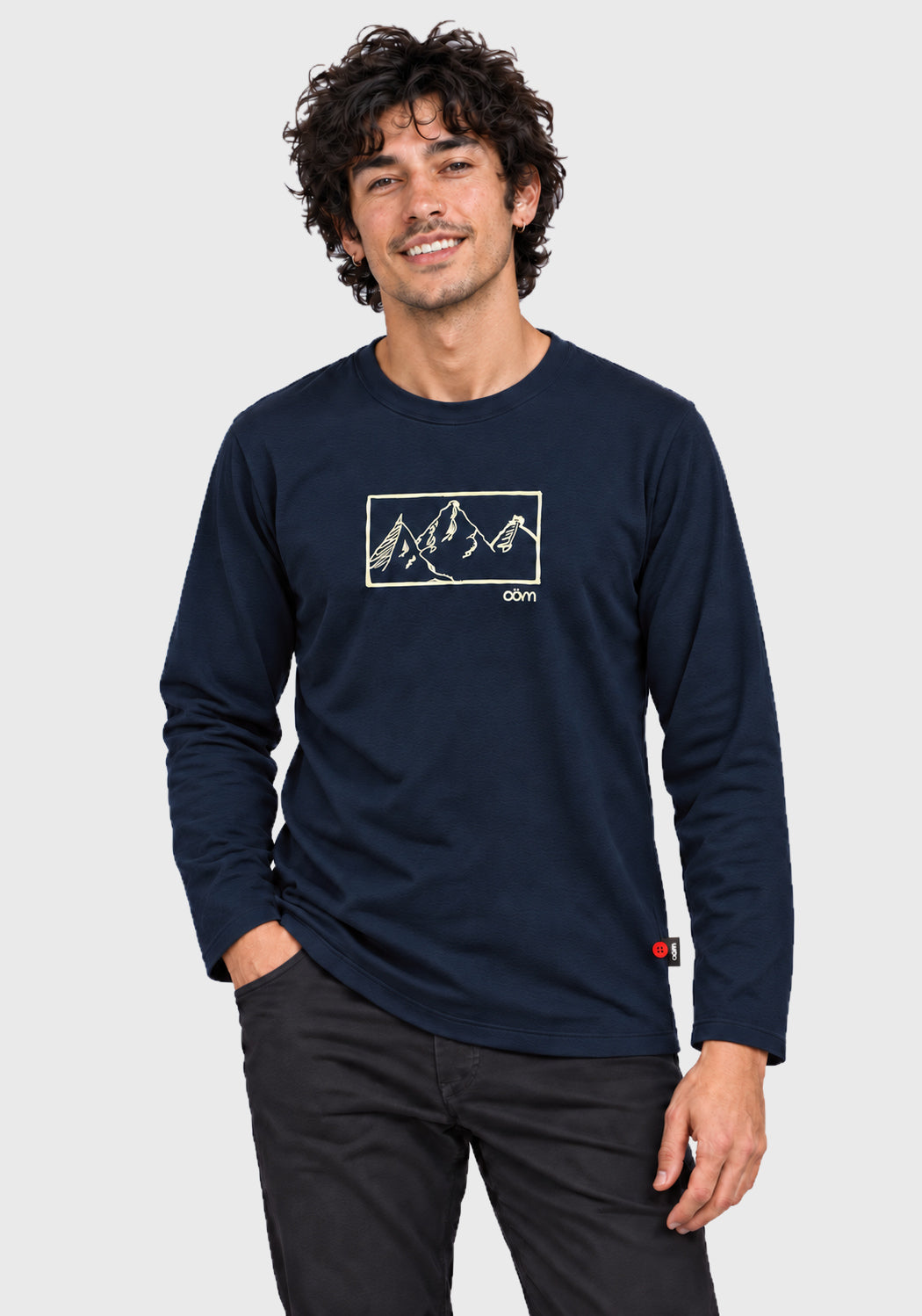 EXPLORER | OÖM T-shirt manche longue coton bio marine