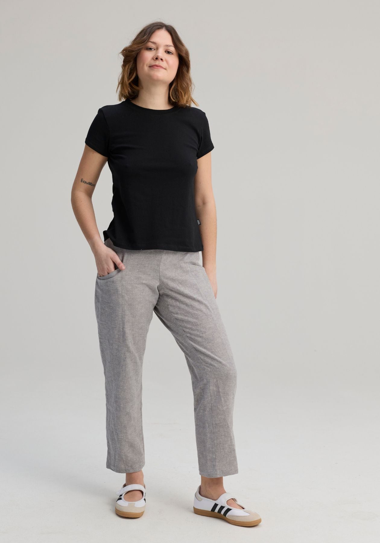 CANTLEY - Gray short pants