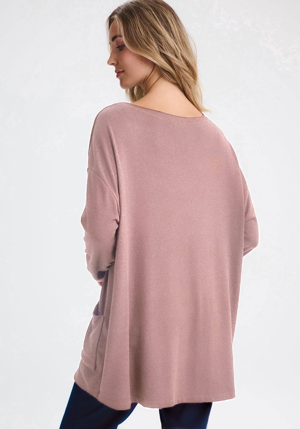AUCLAIR - Haut manches longues rose