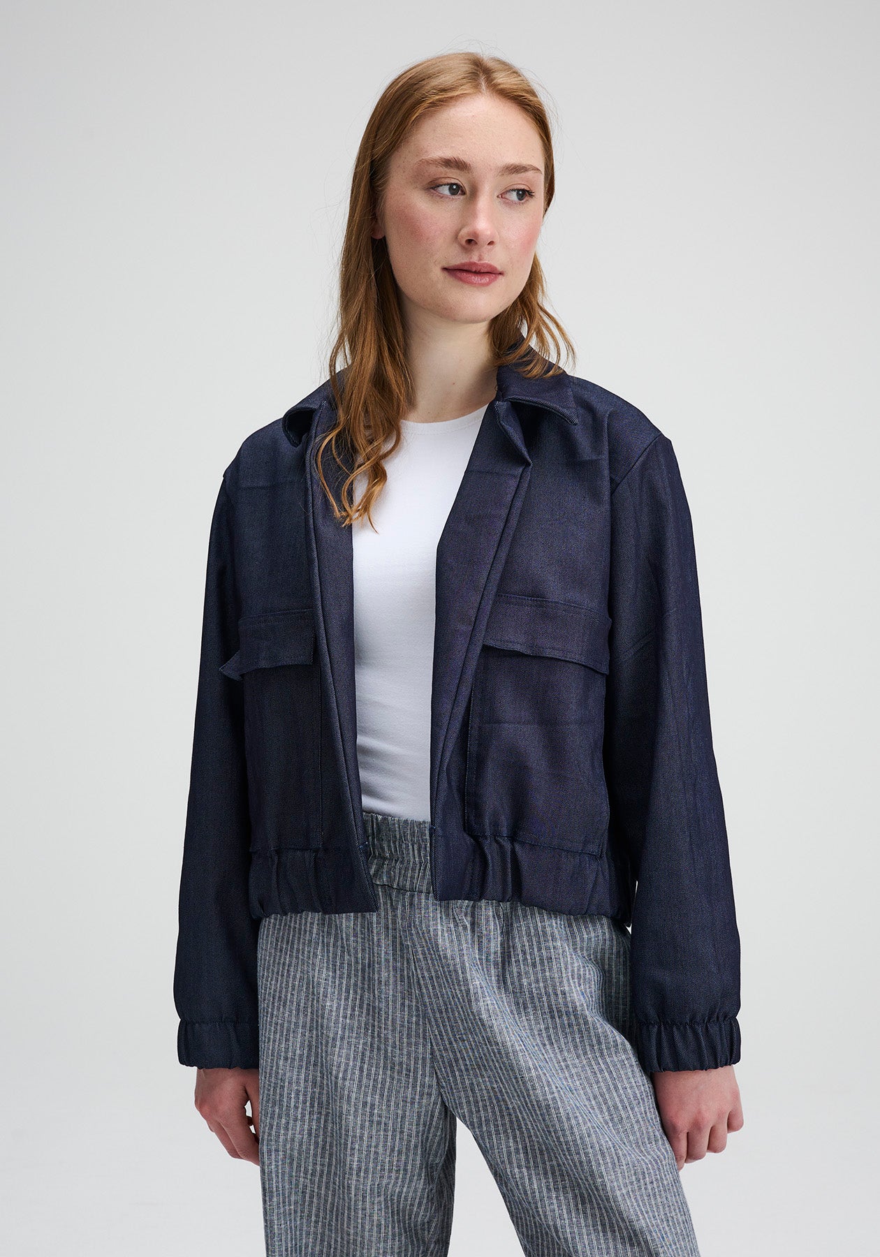 CHARLEVOIX - Veste bomber en denim biologique