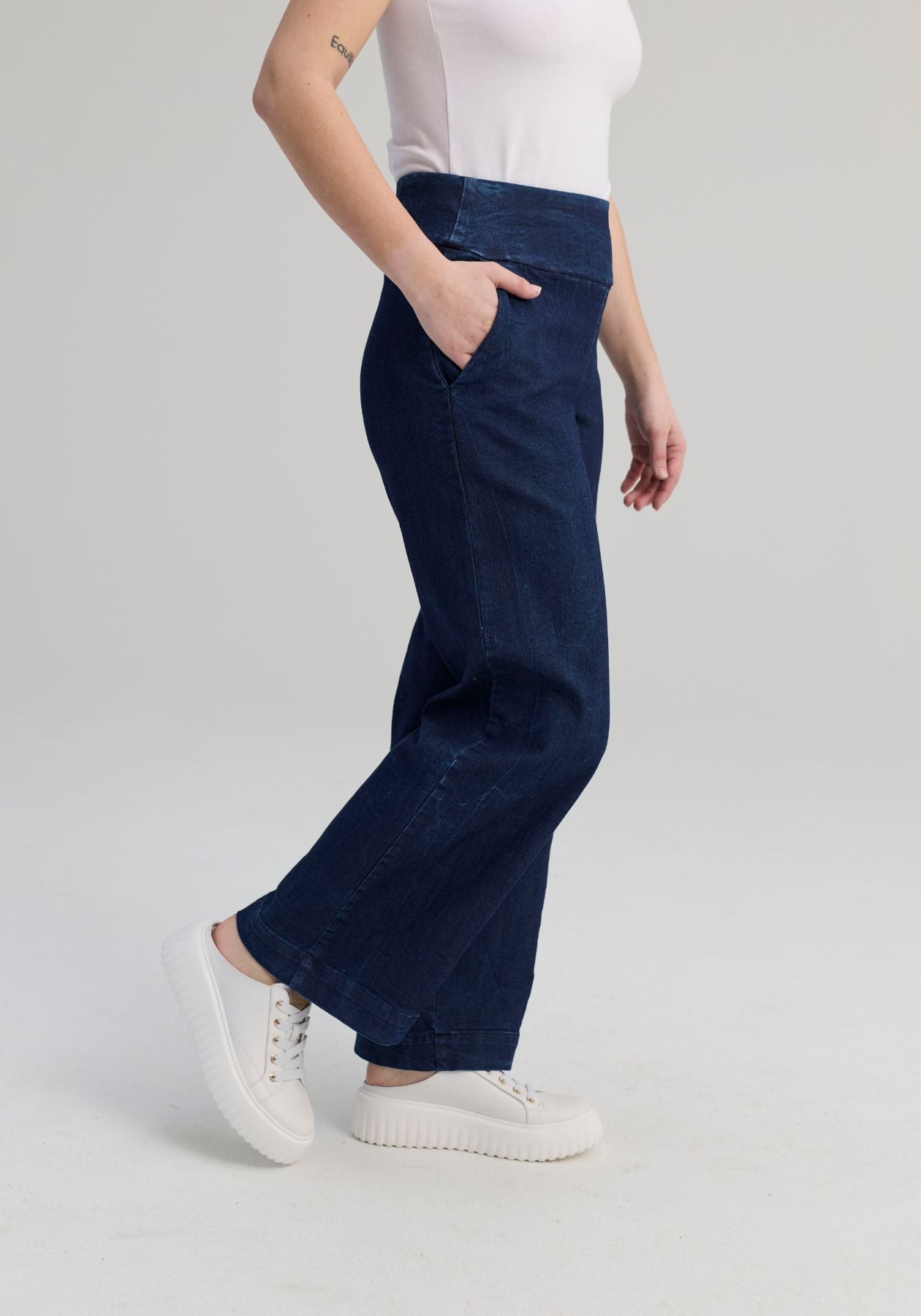 CATHERINE- Palazzo en denim