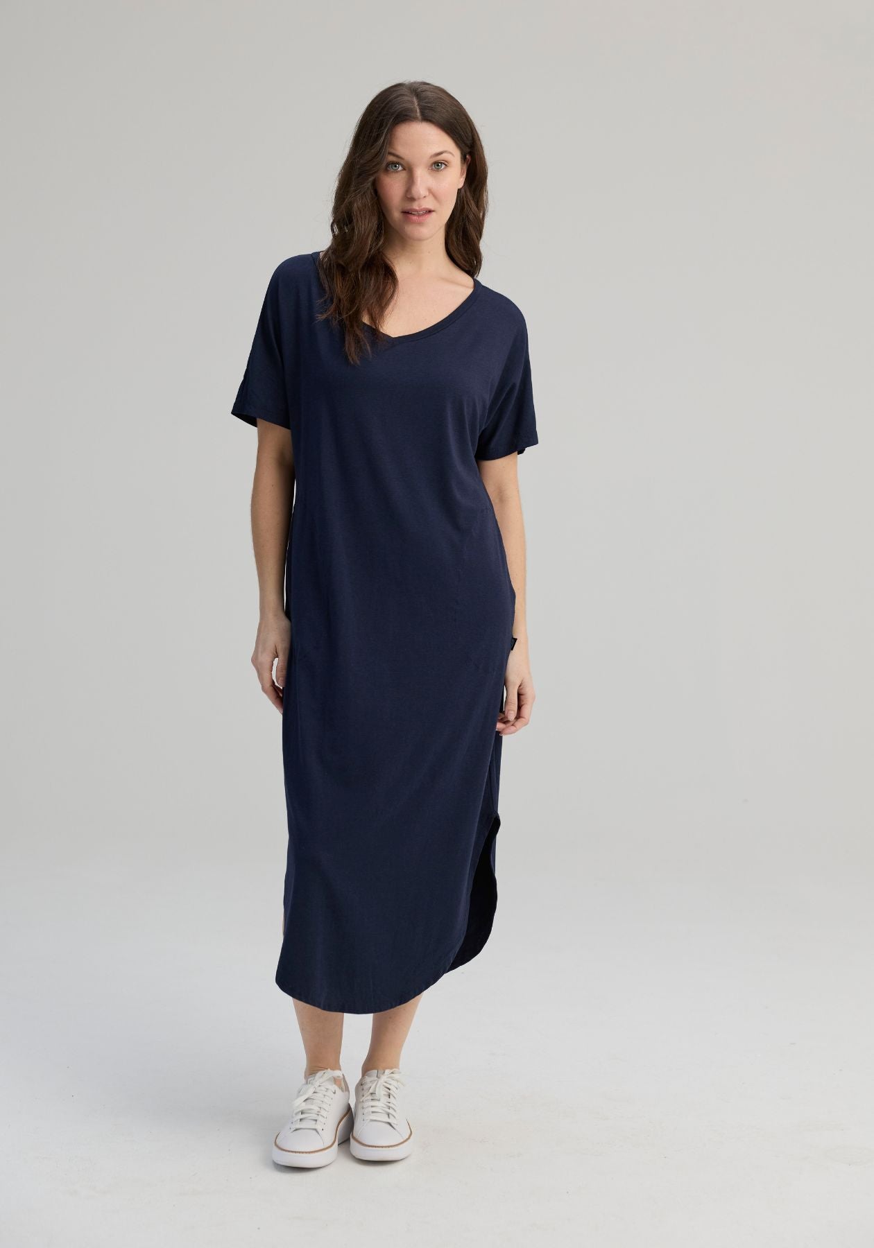 Isabelle - Navy bamboo dress