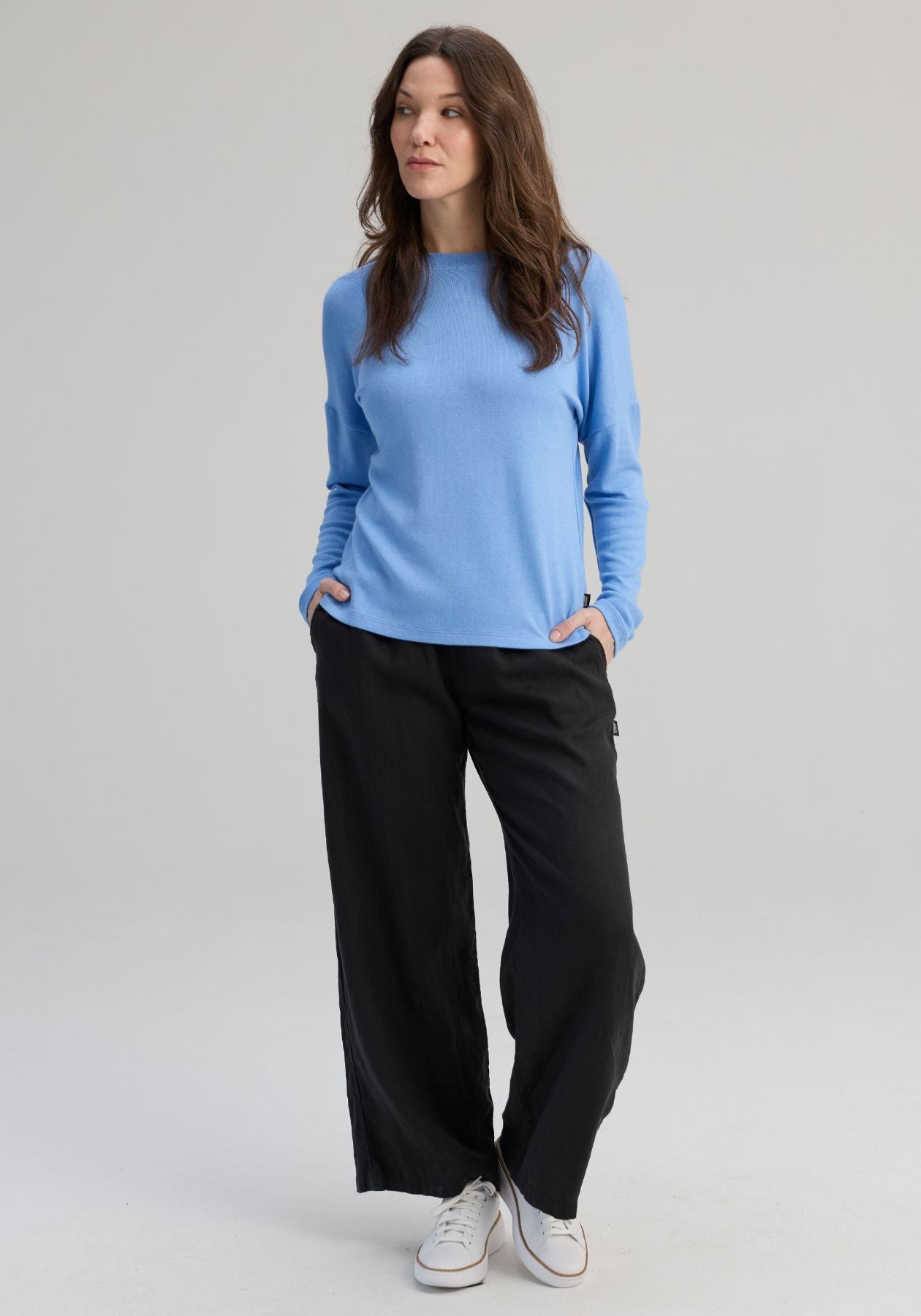 CHANDLER - Blue sky long sleeve top
