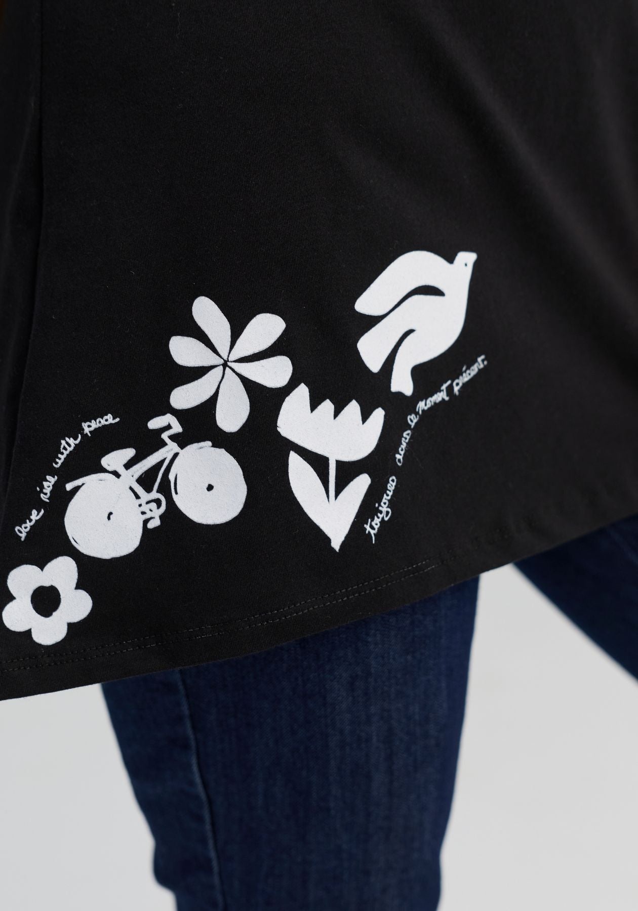 ANEMONE - Black dress-tunic- BIKE