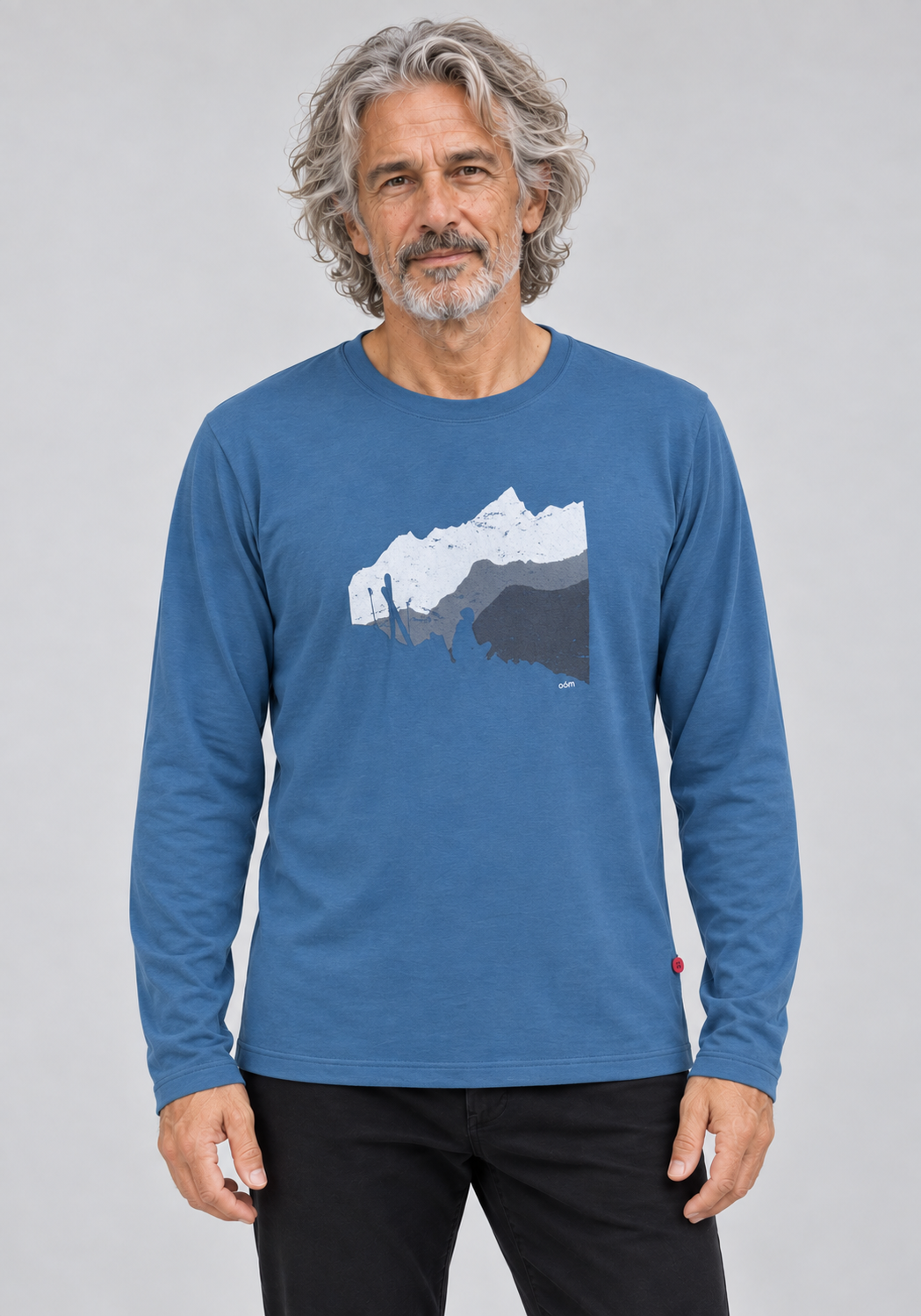 APRES SKI - Blue long sleeve top OÖM