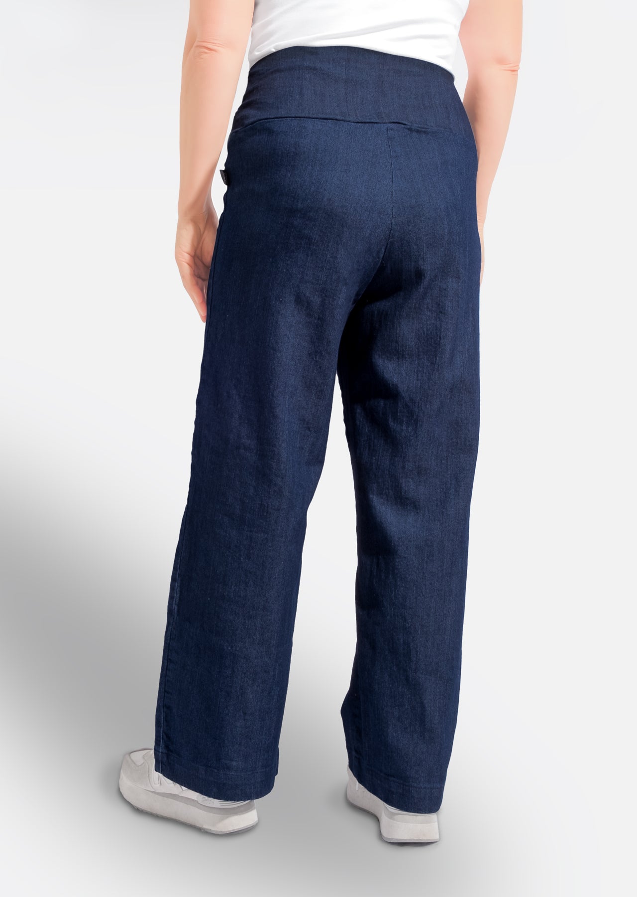 CATHERINE – Organic Denim Palazzo Pants
