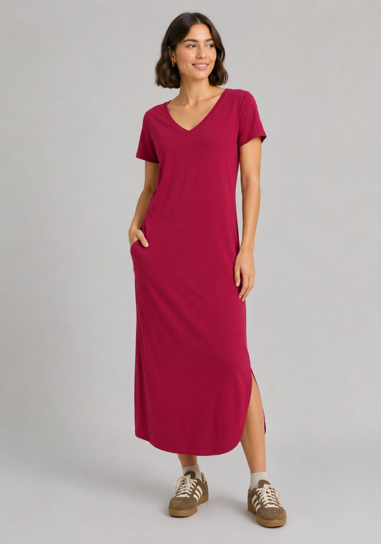 Isabelle | Robe Framboise en bambou