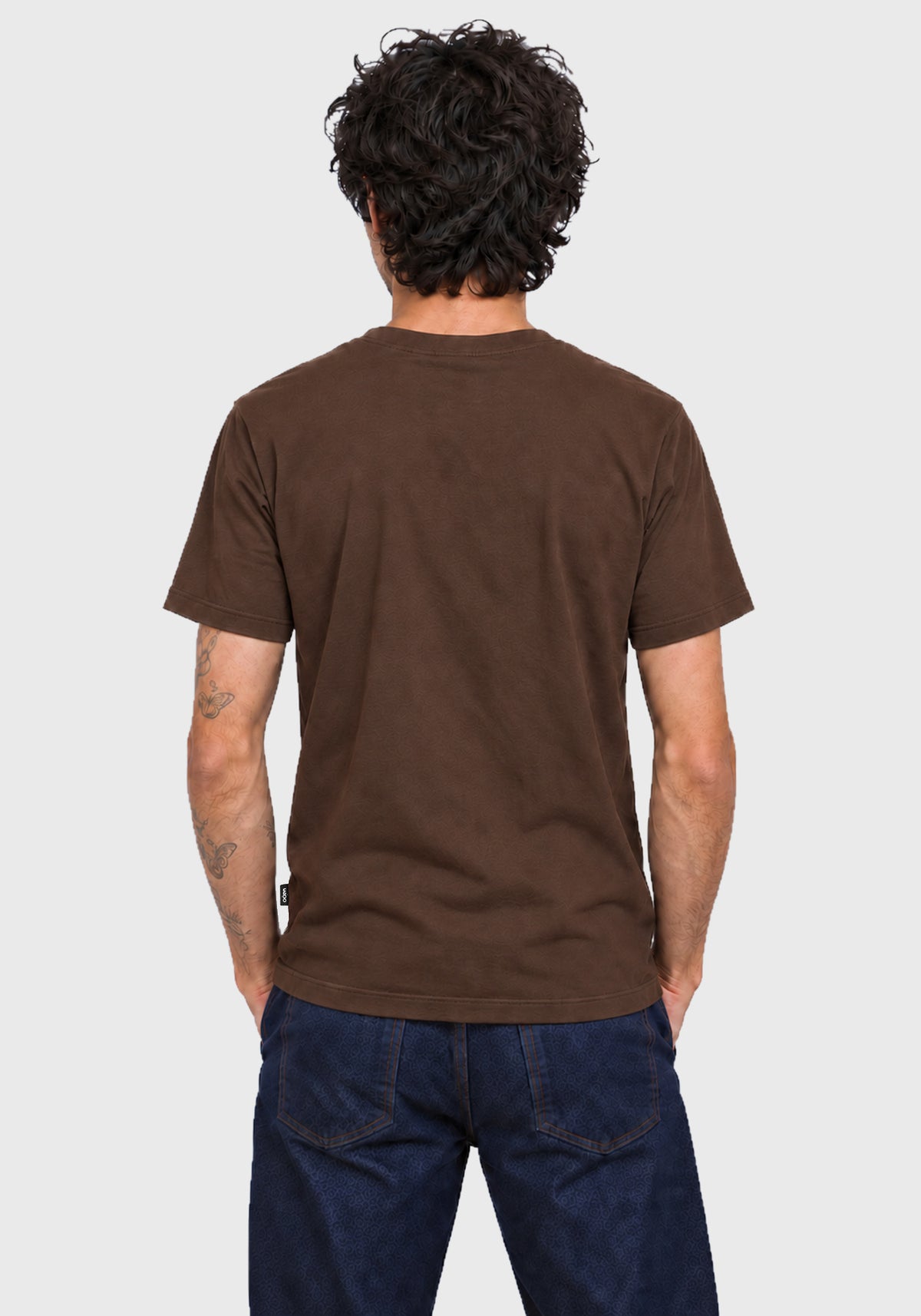 HORS PISTE | Organic cotton short sleeve T-Shirt in black OÖM