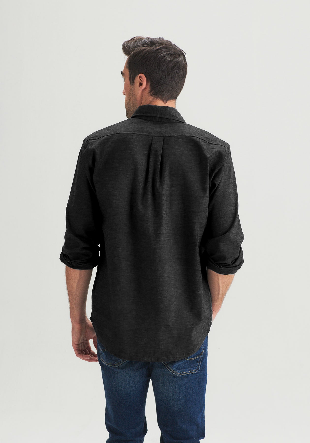 LIAM - Grey long sleeve shirt