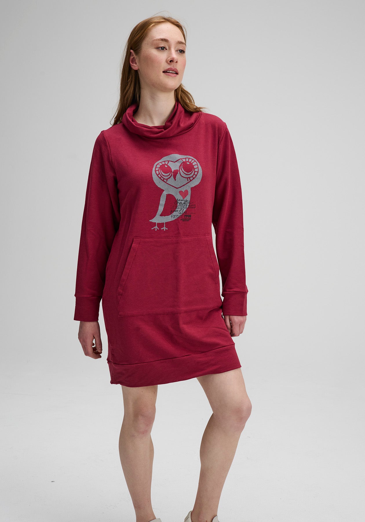 LAURIER - Raspberry tunic dress