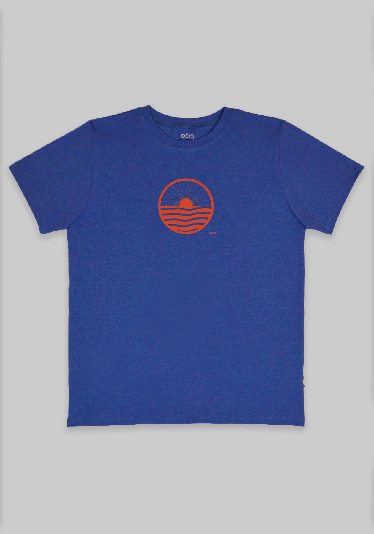 OÖM SOLIS- Blue bamboo and organic cotton T-shirt
