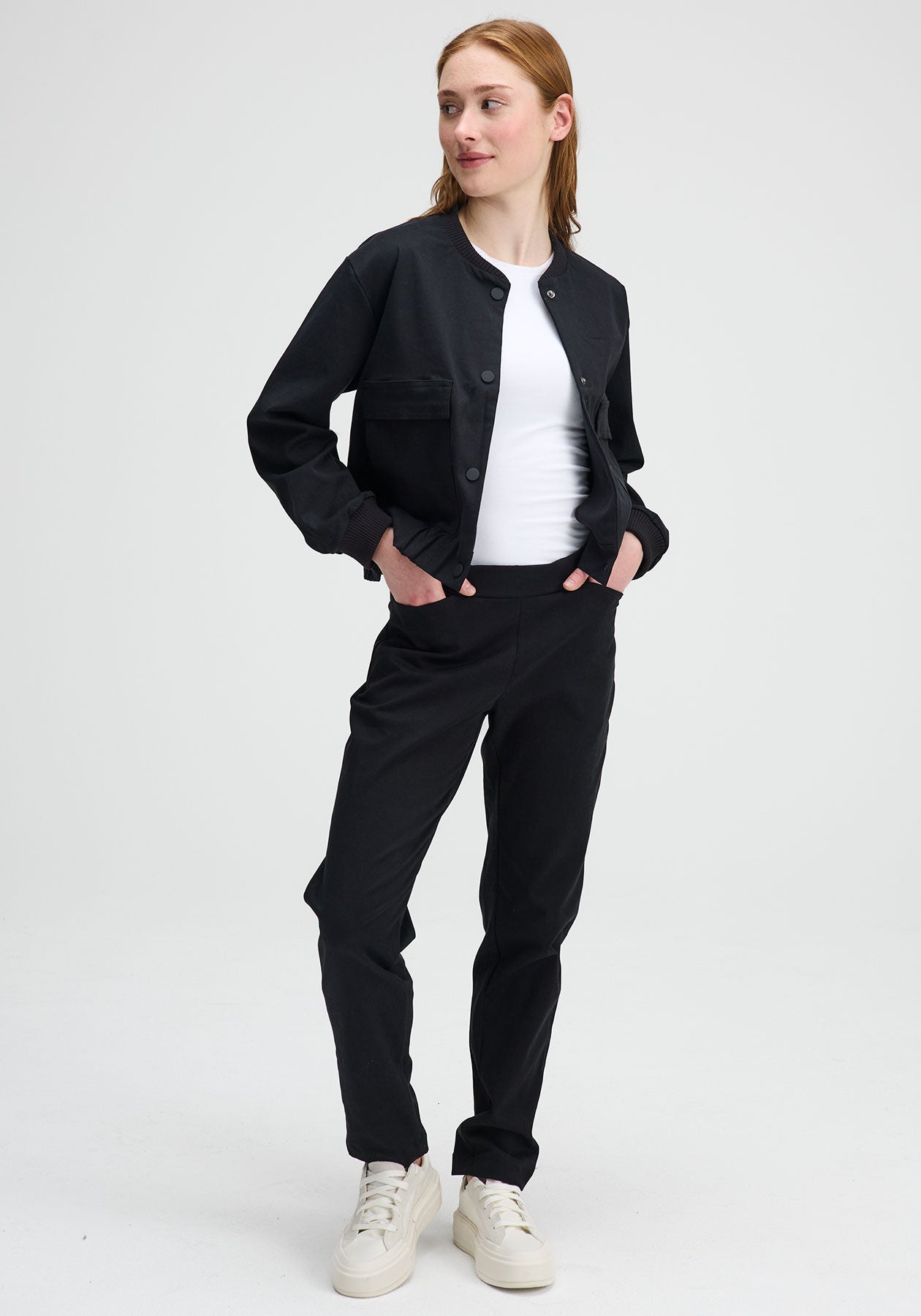 CLERMONT - Veste bomber noire