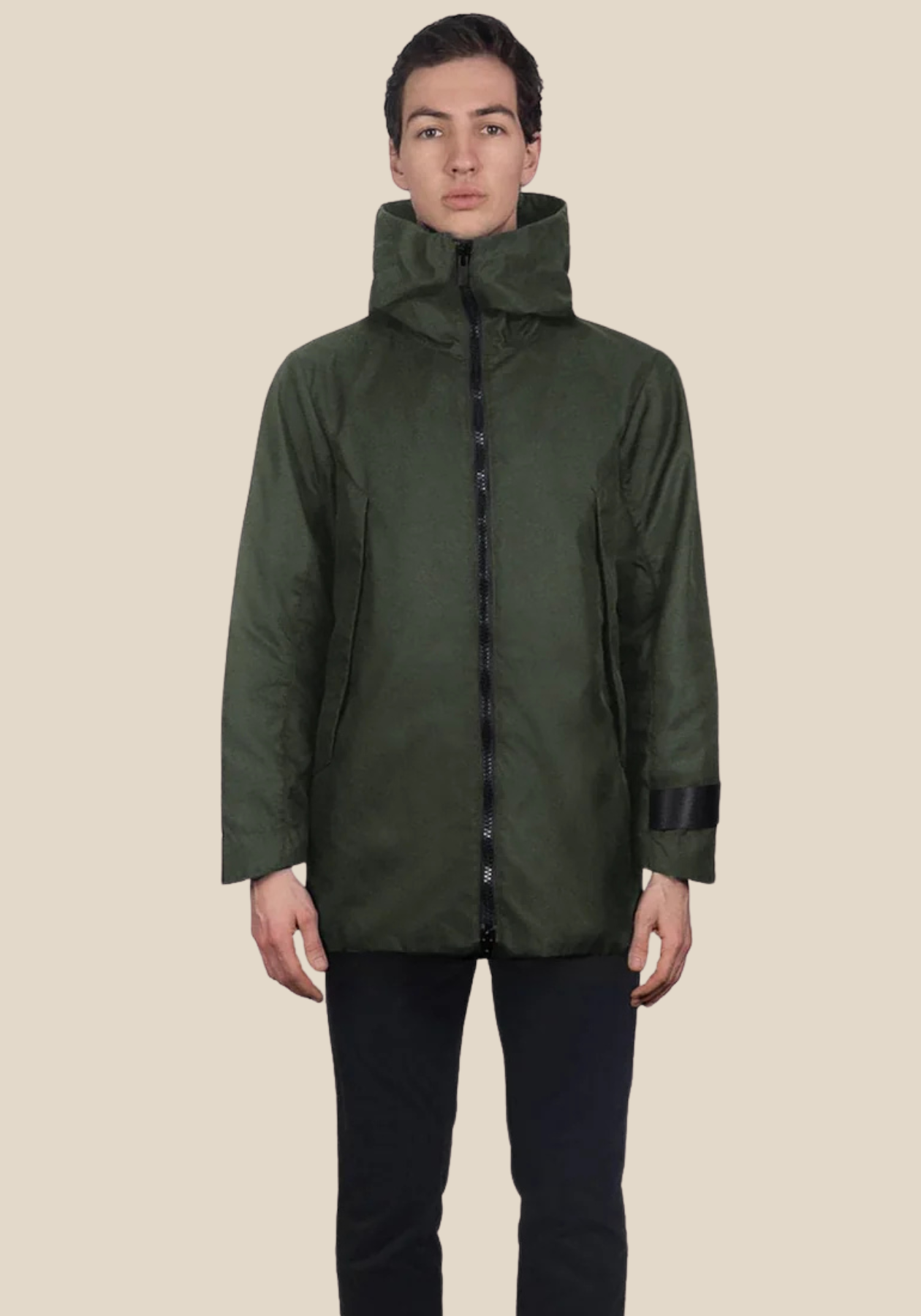 Imperméable Végan Moonson Vert Unisex