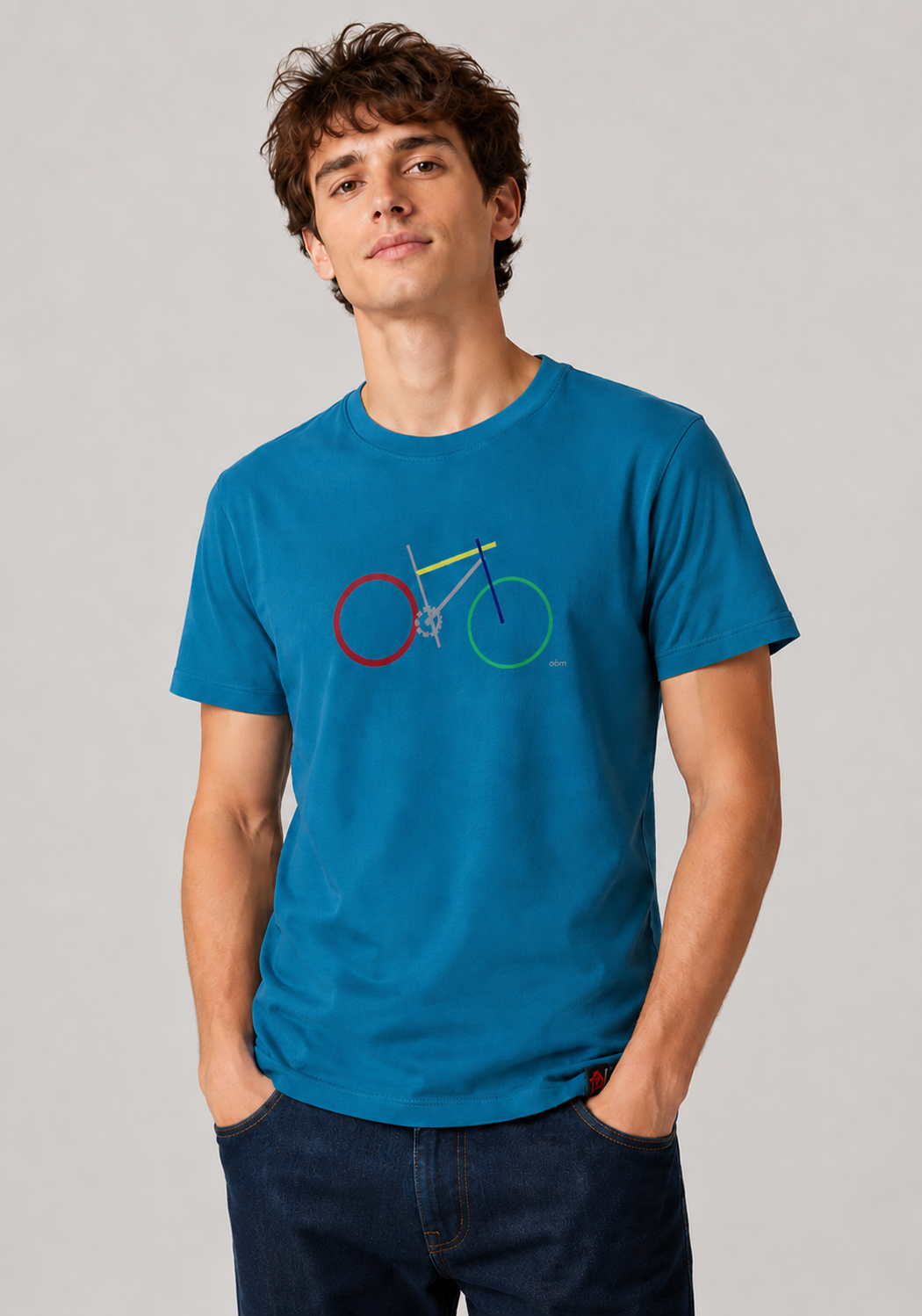OÖM - Bicycle Teal t-shirt