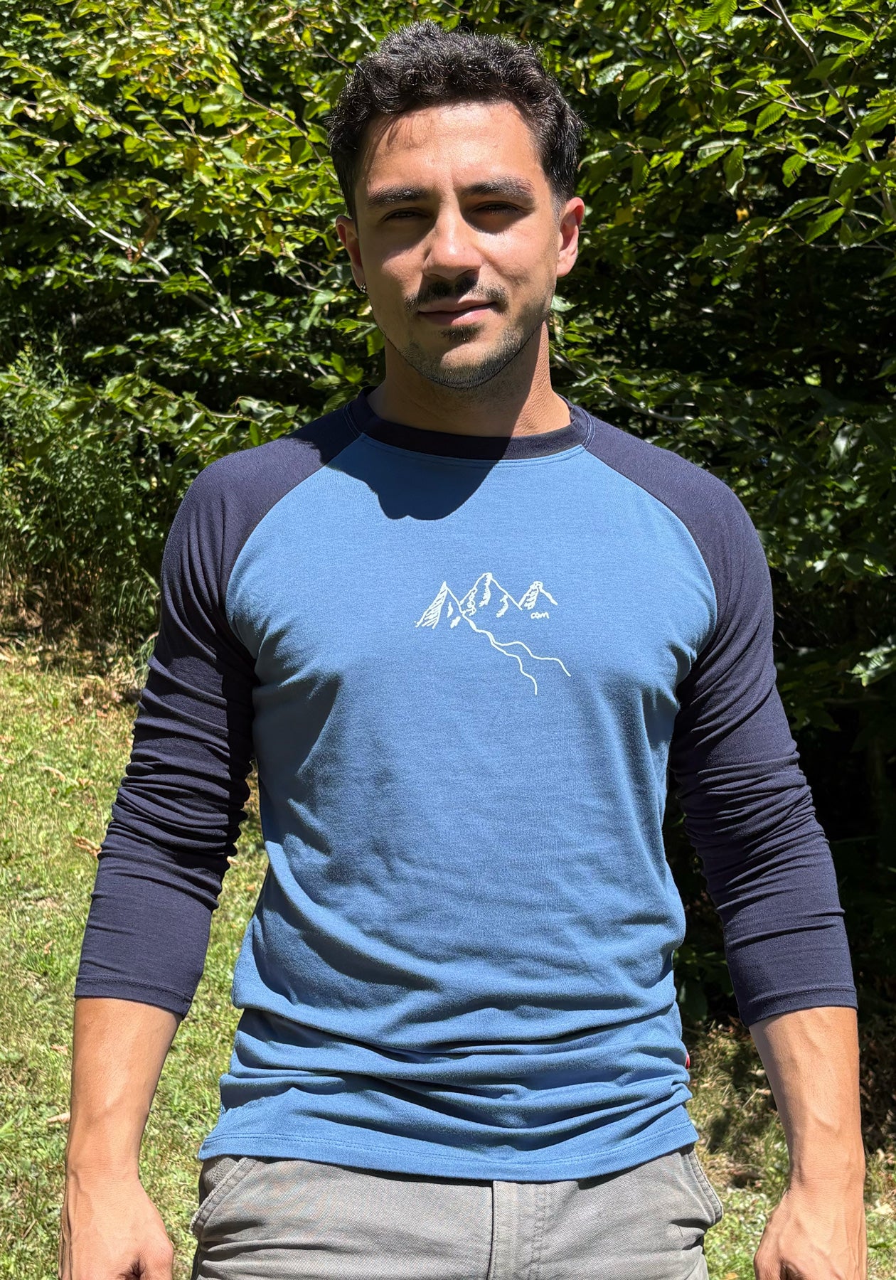 APPALACHES - Blue long sleeves sweater