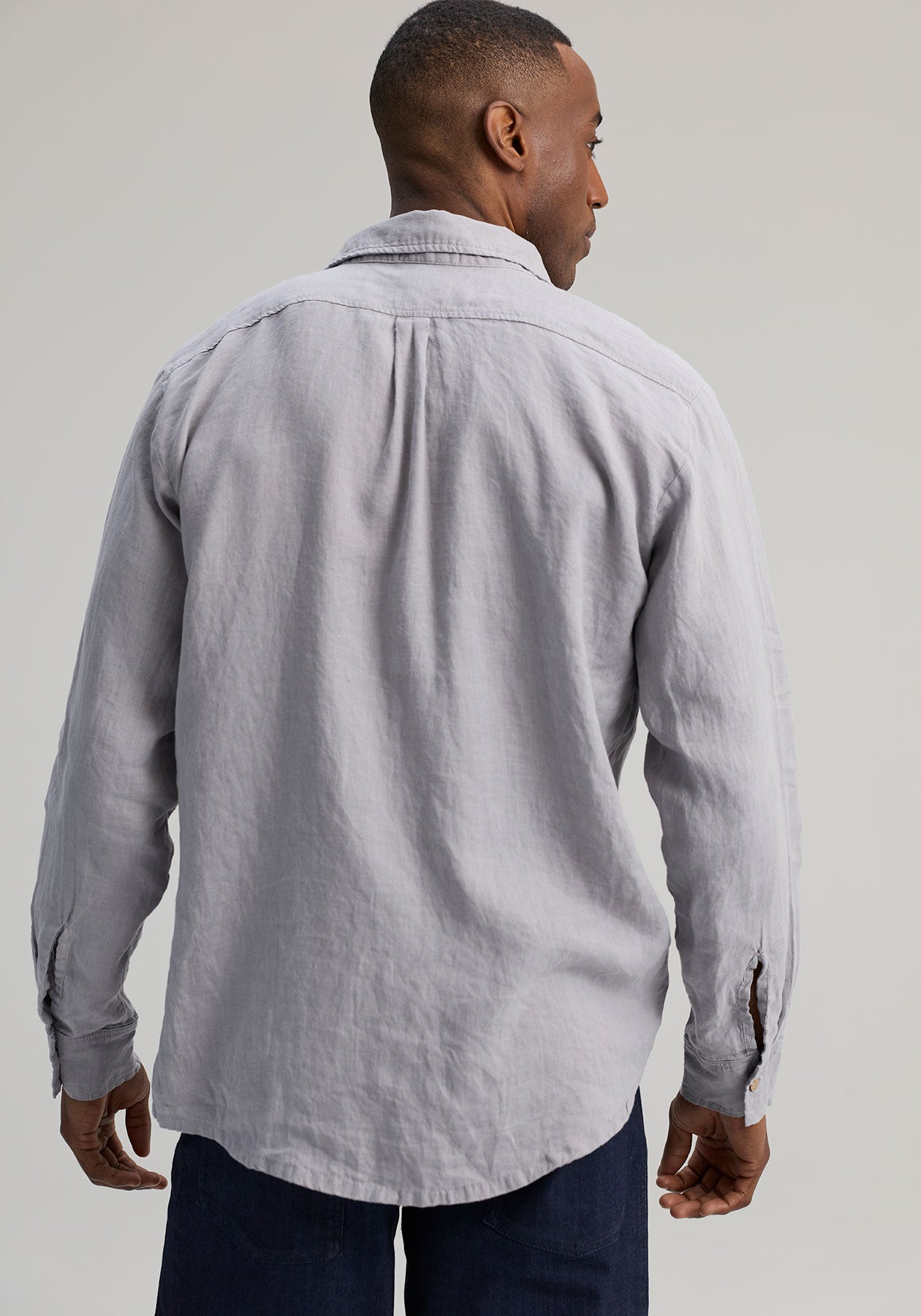 CHARLY | OÖM Chemise manches longues bleu gris