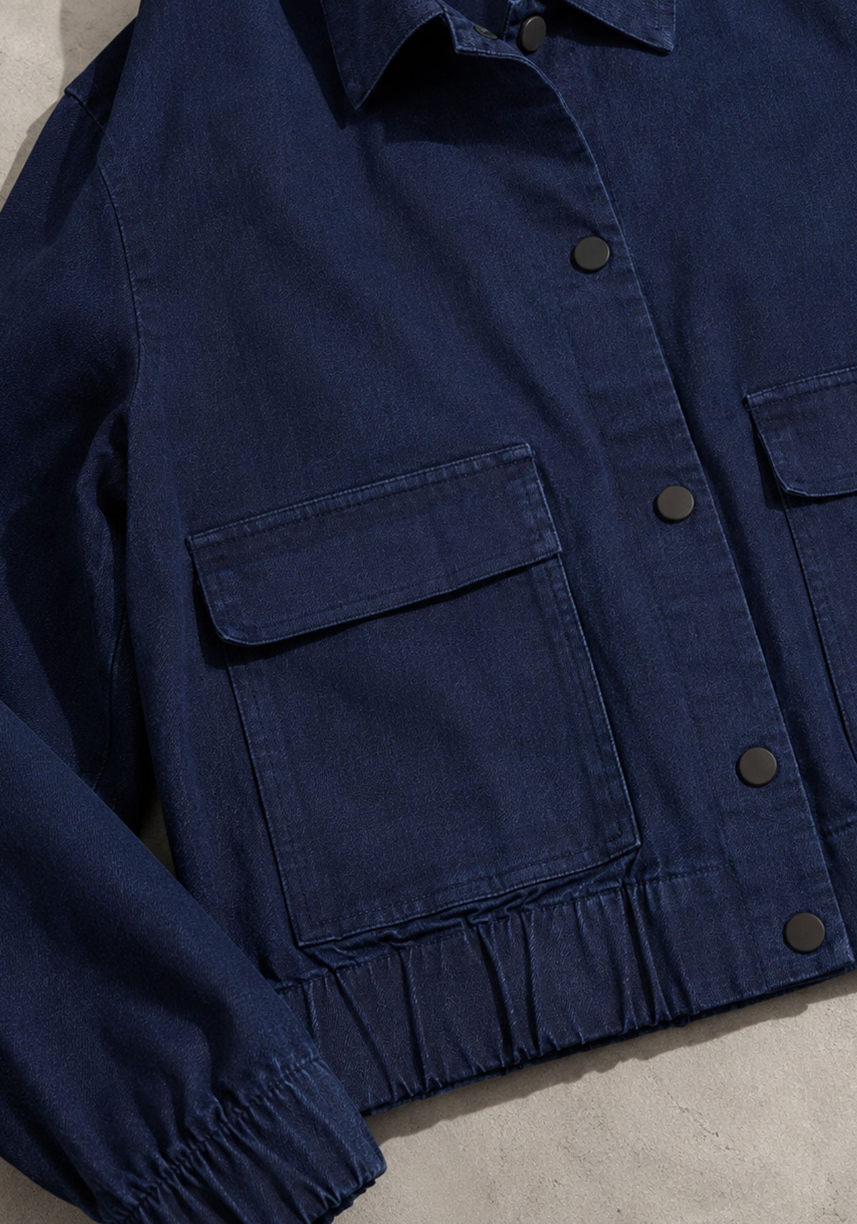 CHARLEVOIX - Veste bomber en denim biologique