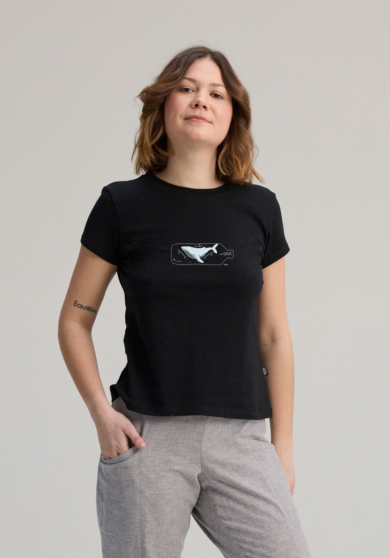 Message en bouteille - t-shirt | Coupe féminine | OÖM Ethikwear