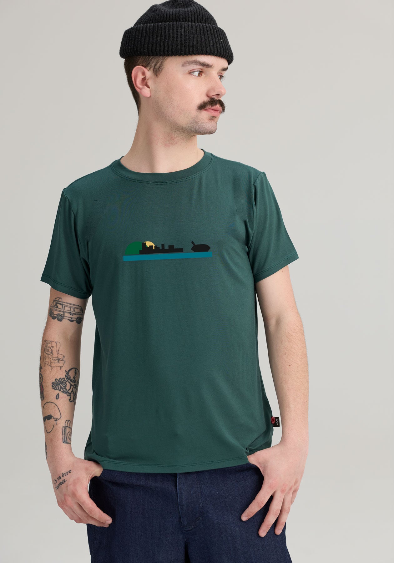 MTL un fleuve - T-shirt Forêt en Bambou | OÖM Ethikwear