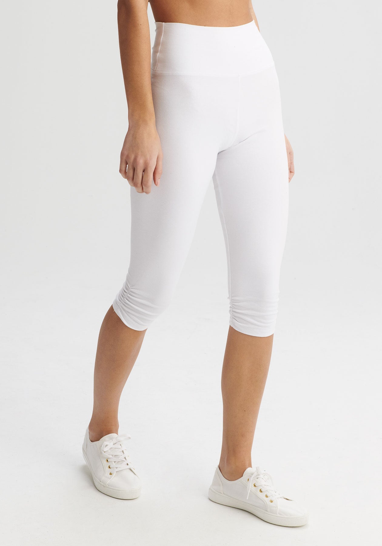CORSAIRES - Legging court blanc-Bas-Message Factory