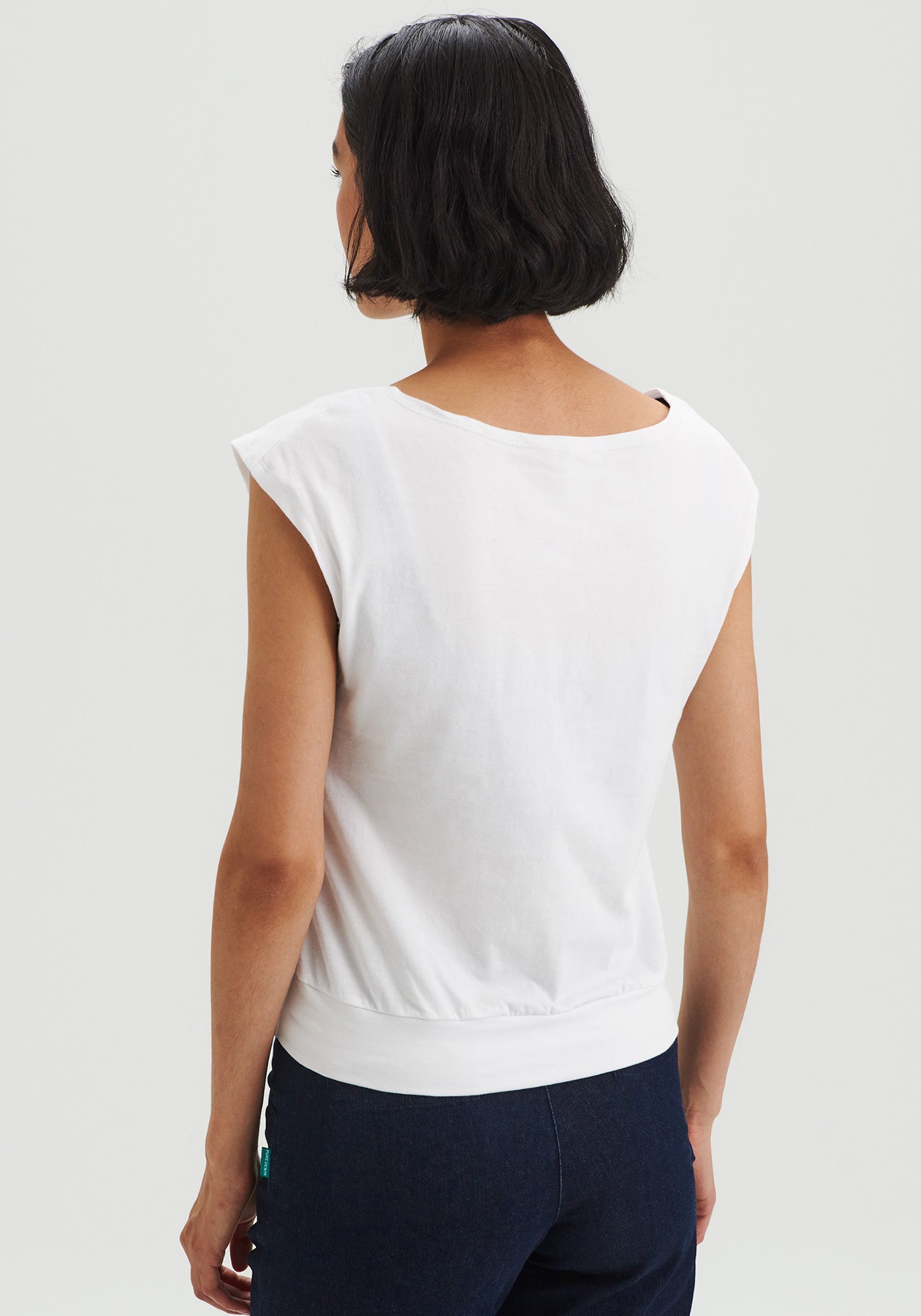 BATISCAN - White short sleeve top