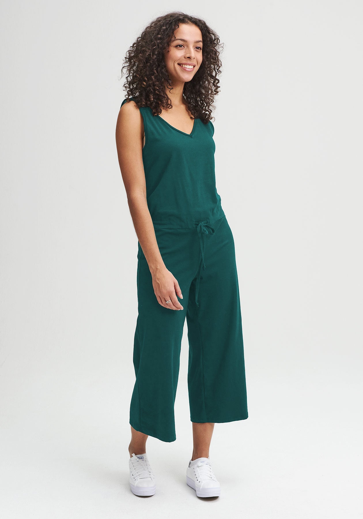 ANNA - Combinaison pantalon vert-Robes-Message Factory