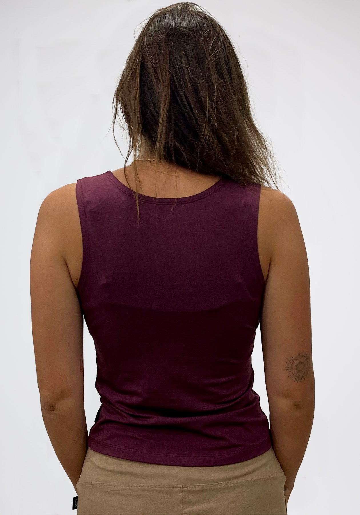 BROMPTON - Basic plum tank top