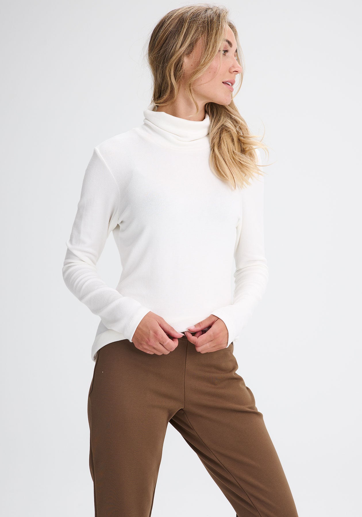 GATINEAU - Brown turtleneck sweater