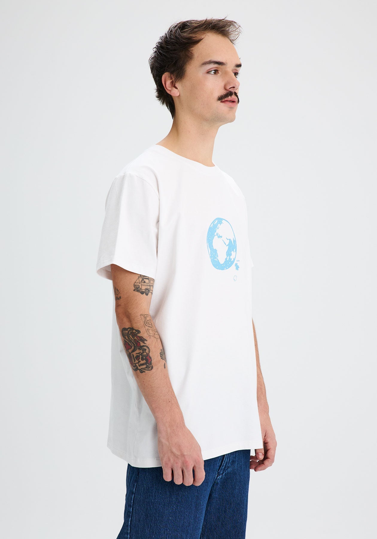 CASSE-TÊTE OÖM - T-shirt blanc-T-shirts Homme-OÖM Ethikwear