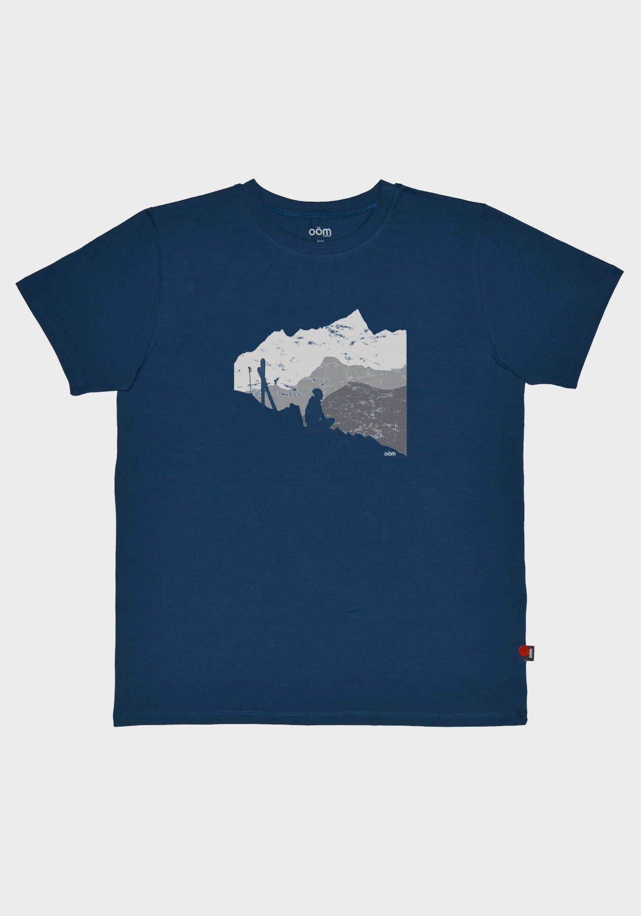 APRES-SKI - OÖM T-shirt bleu-T-shirts Homme-OÖM Ethikwear