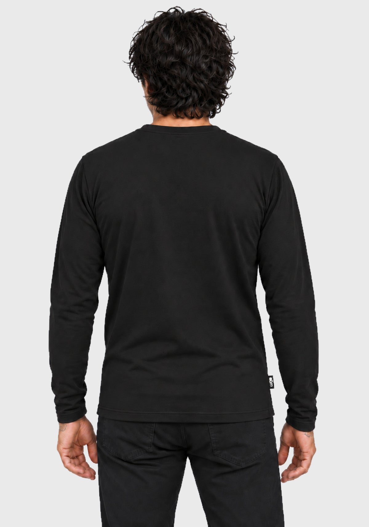 CREPUSCULE | OÖM T-shirt  manche longue coton bio noir