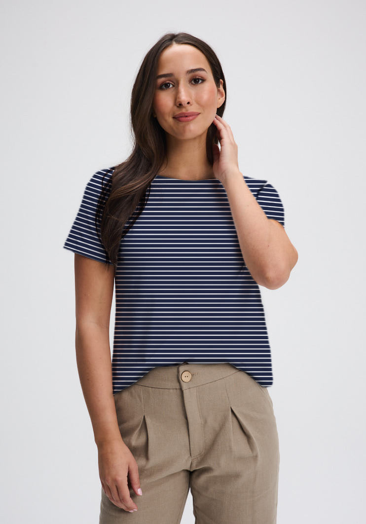 DISRAELI - White short sleeve top