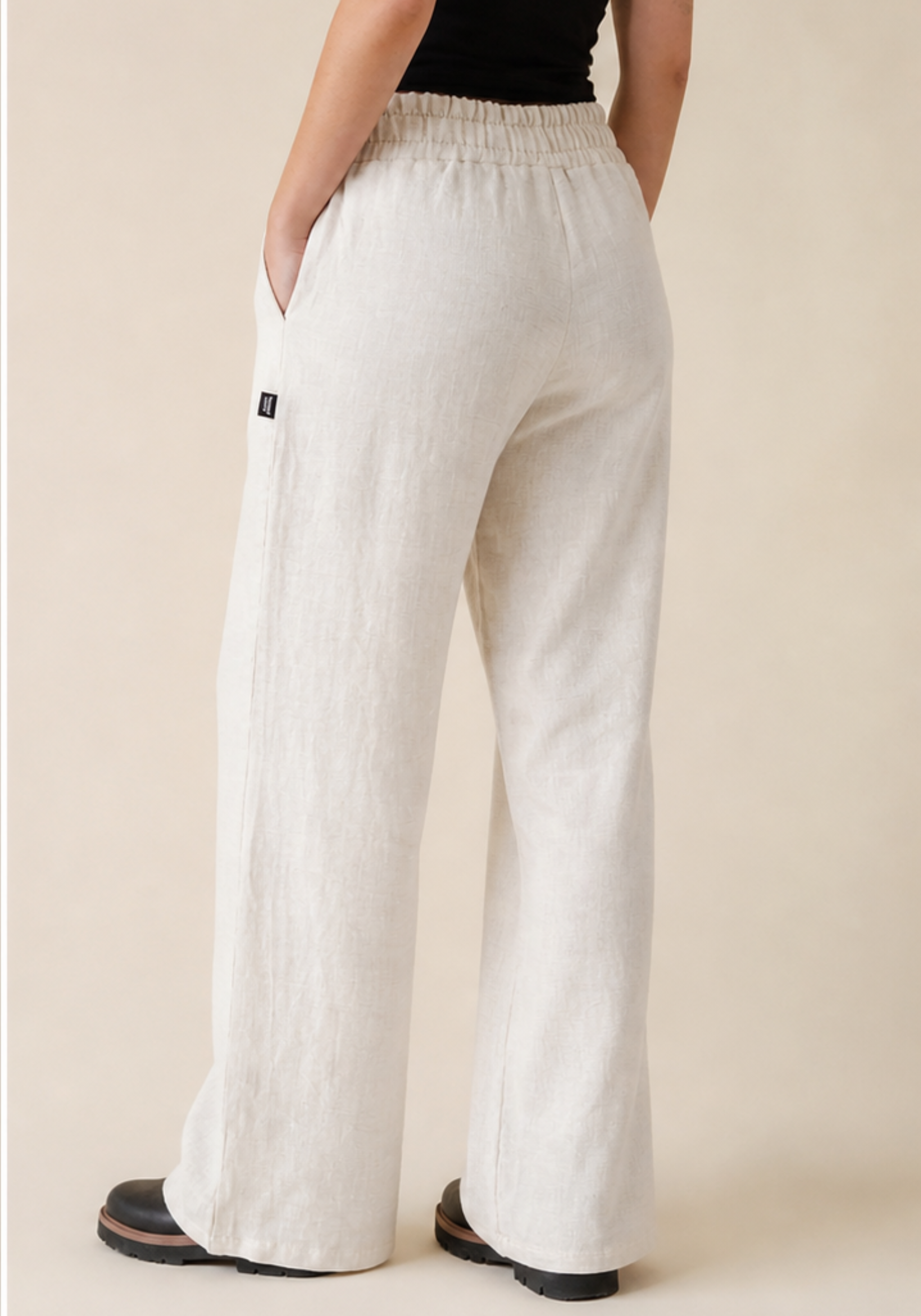 LIBERTY | Sand hemp trousers