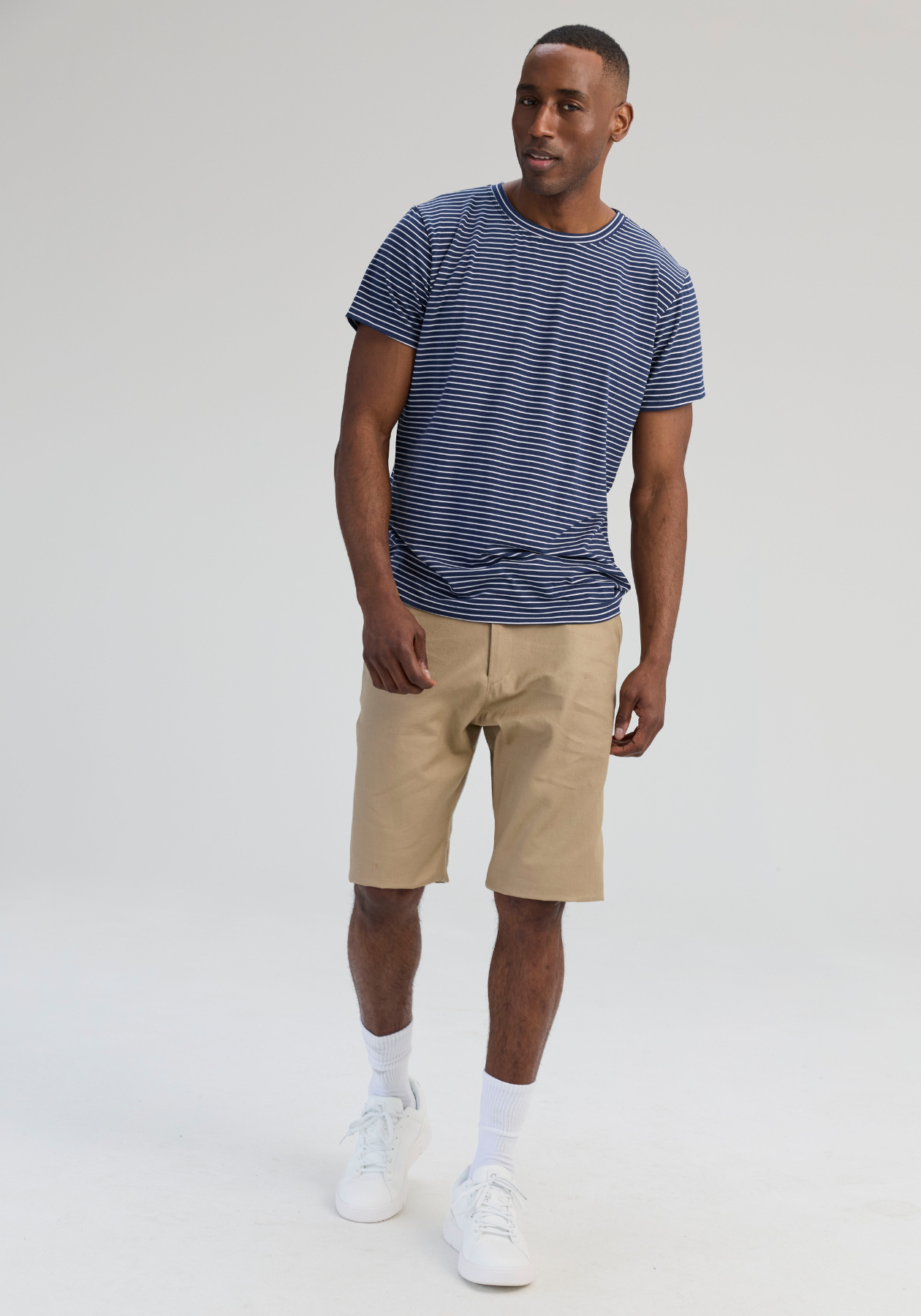 Stripe - Navy T-shirt