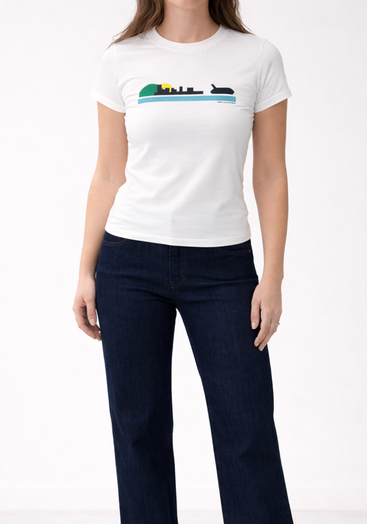 MTL un fleuve - t-shirt | Coupe féminine | OÖM Ethikwear