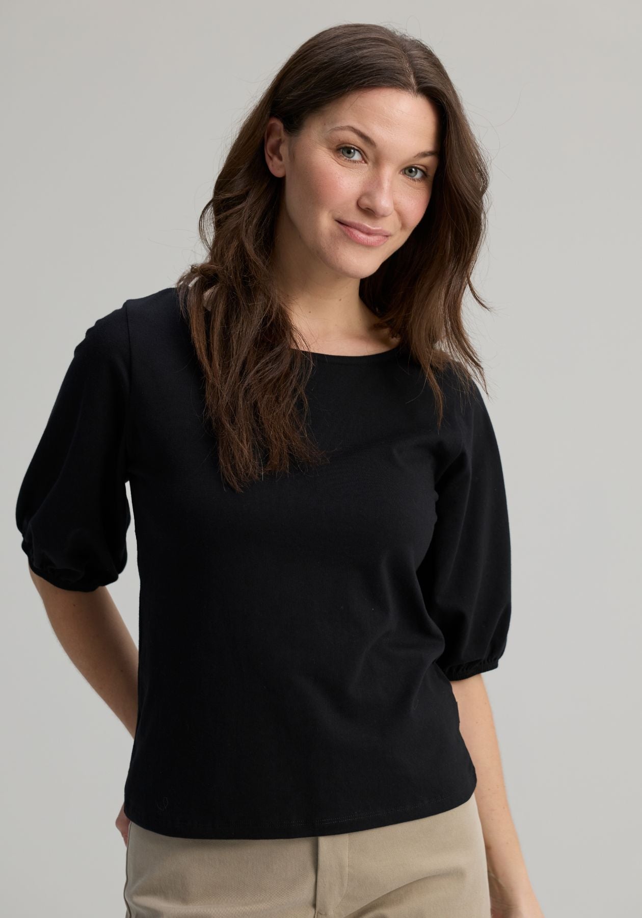 Cadieux – Haut coton bio  Noir