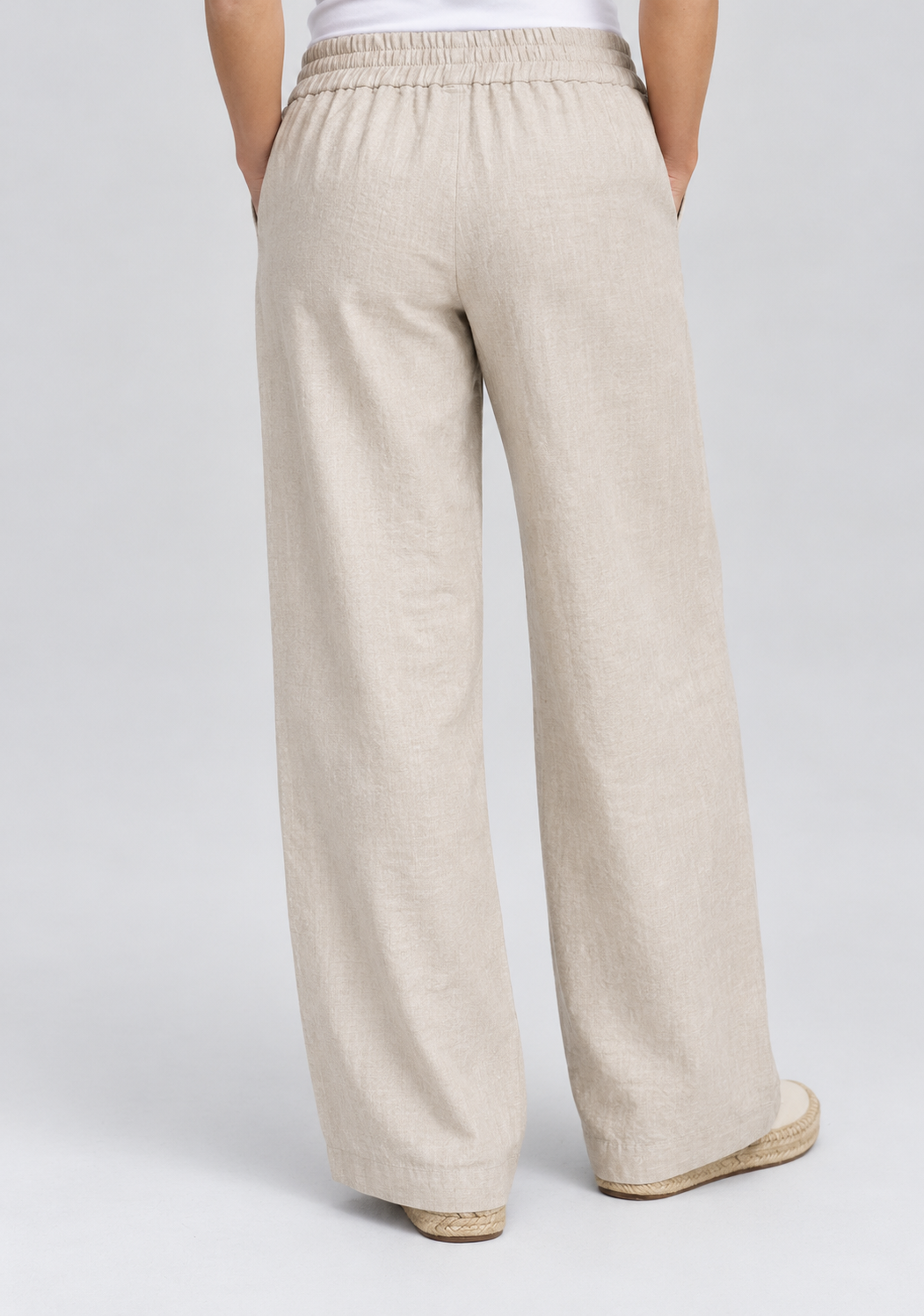 LIBERTÉ - Pantalon sable en chanvre et coton bio