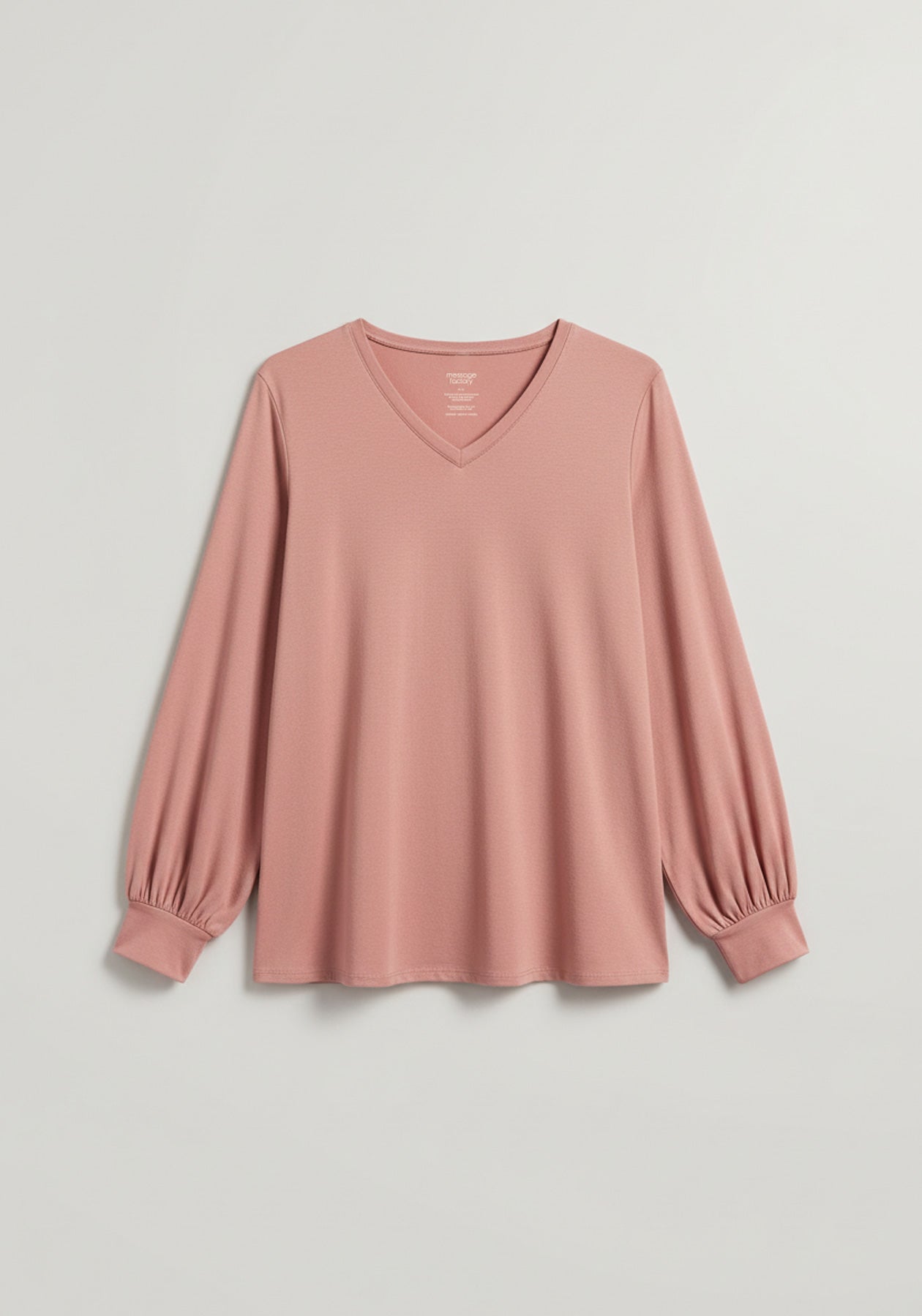 BELMINA - Haut manches longues rose