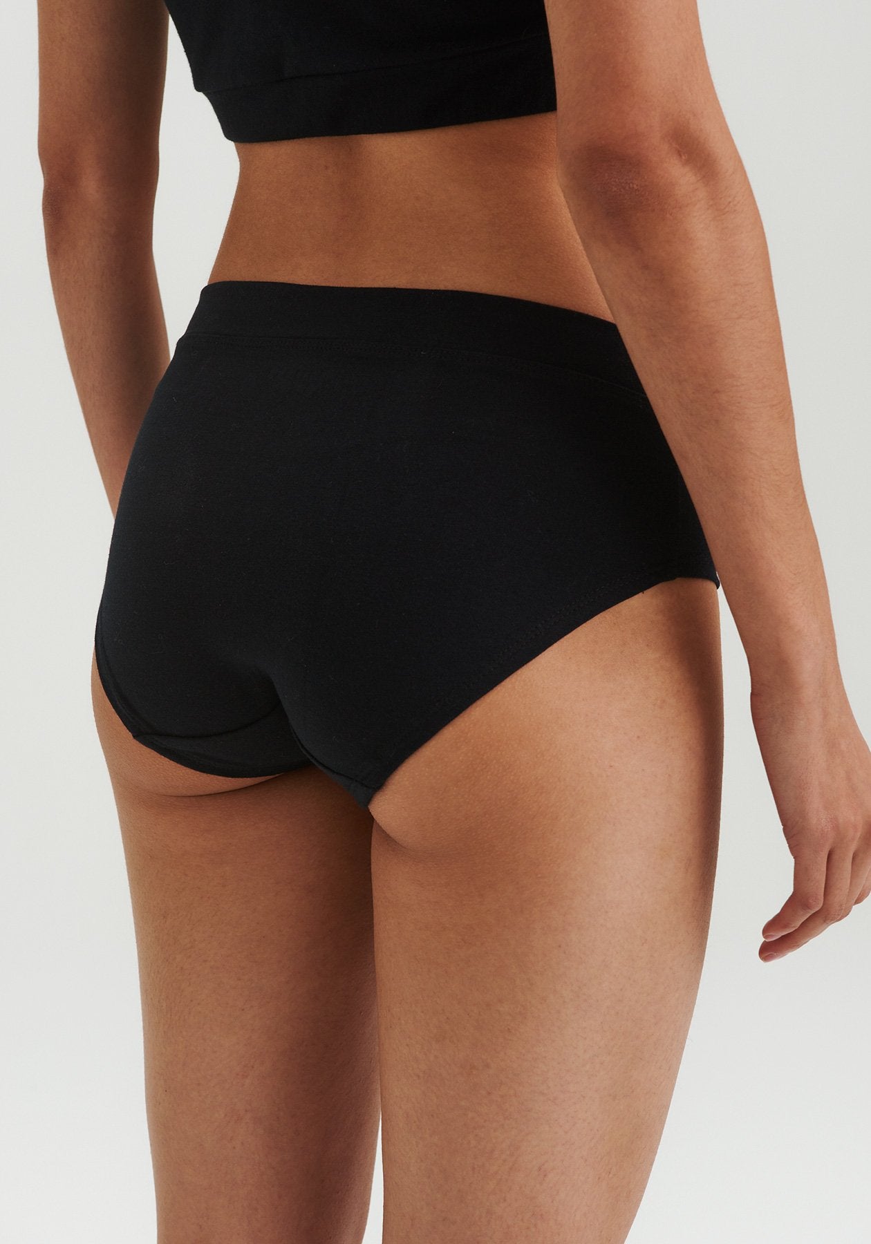 BROME - Culotte bikini noire en coton bio-Cadeaux écologiques-Message Factory