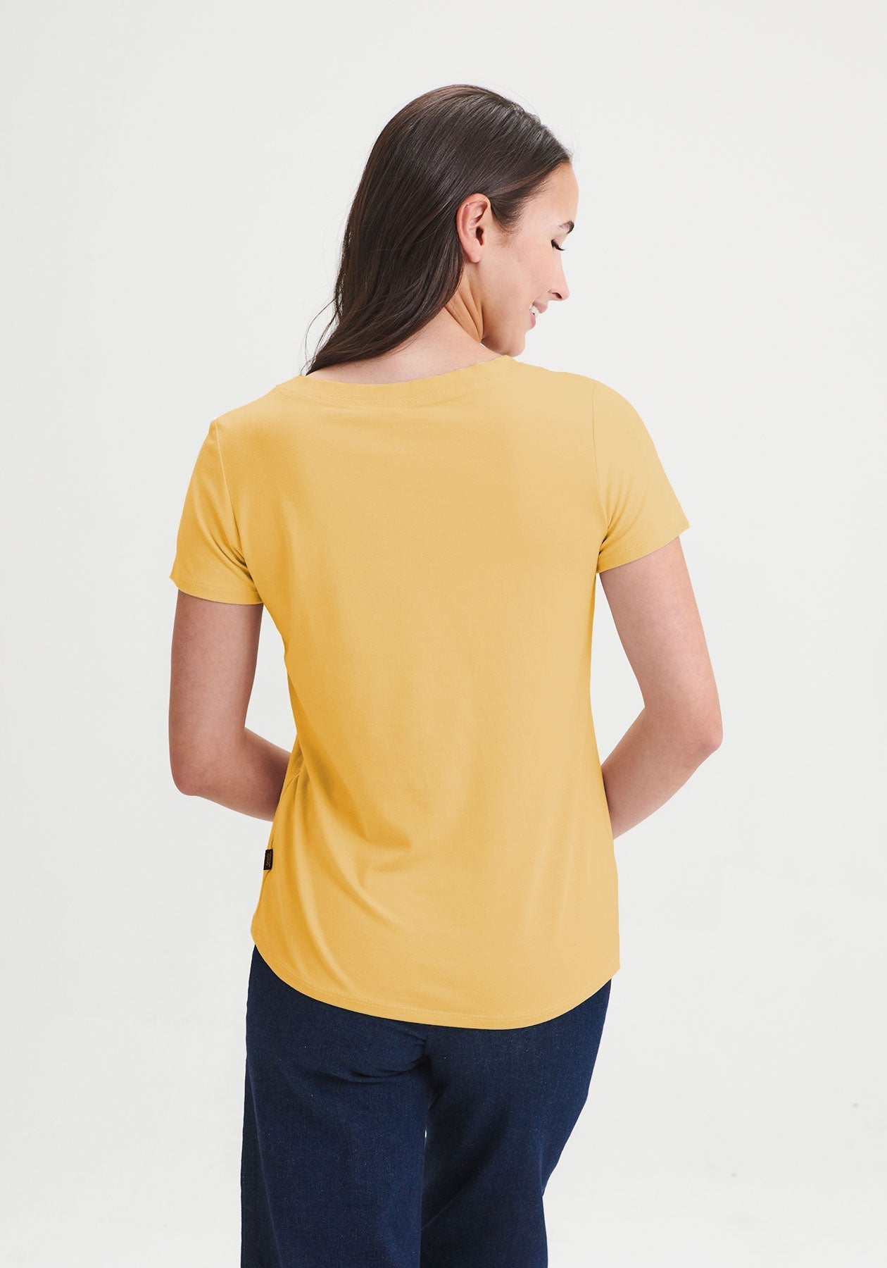 TRUE NATURE - T-shirt femme jaune-Hauts-Message Factory