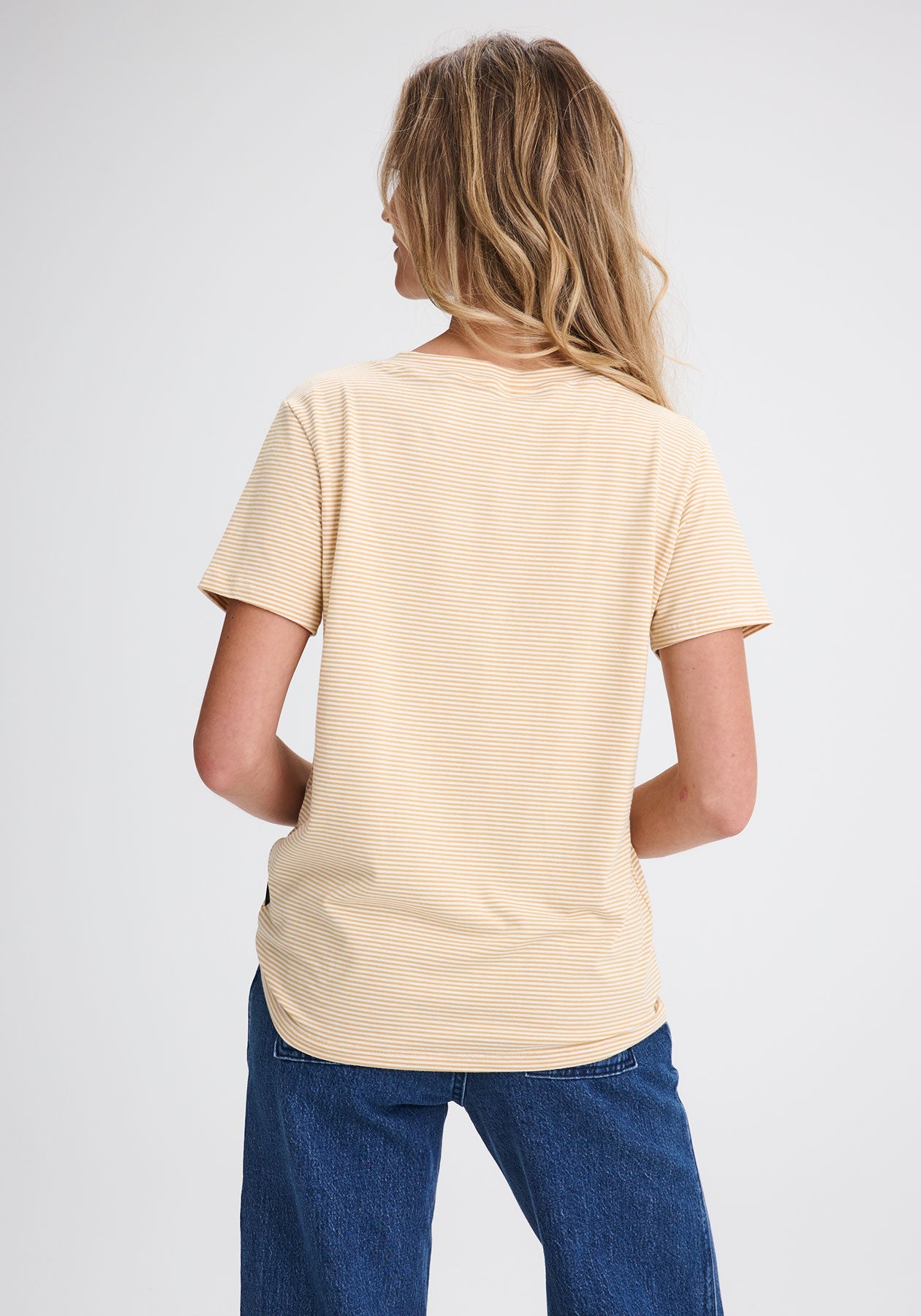 LIMONADE - T-shirt femme jaune et blanc-Hauts-Message Factory