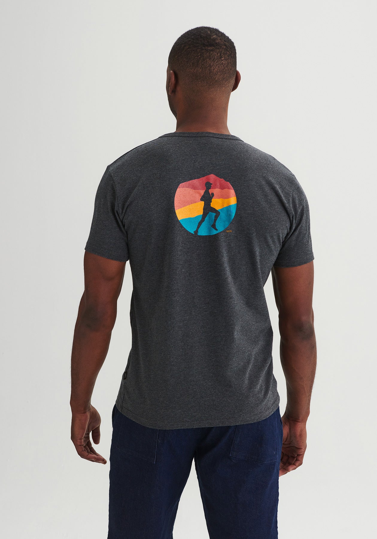 FIRST STEP - T-shirt gris-T-shirts Homme-OÖM Ethikwear