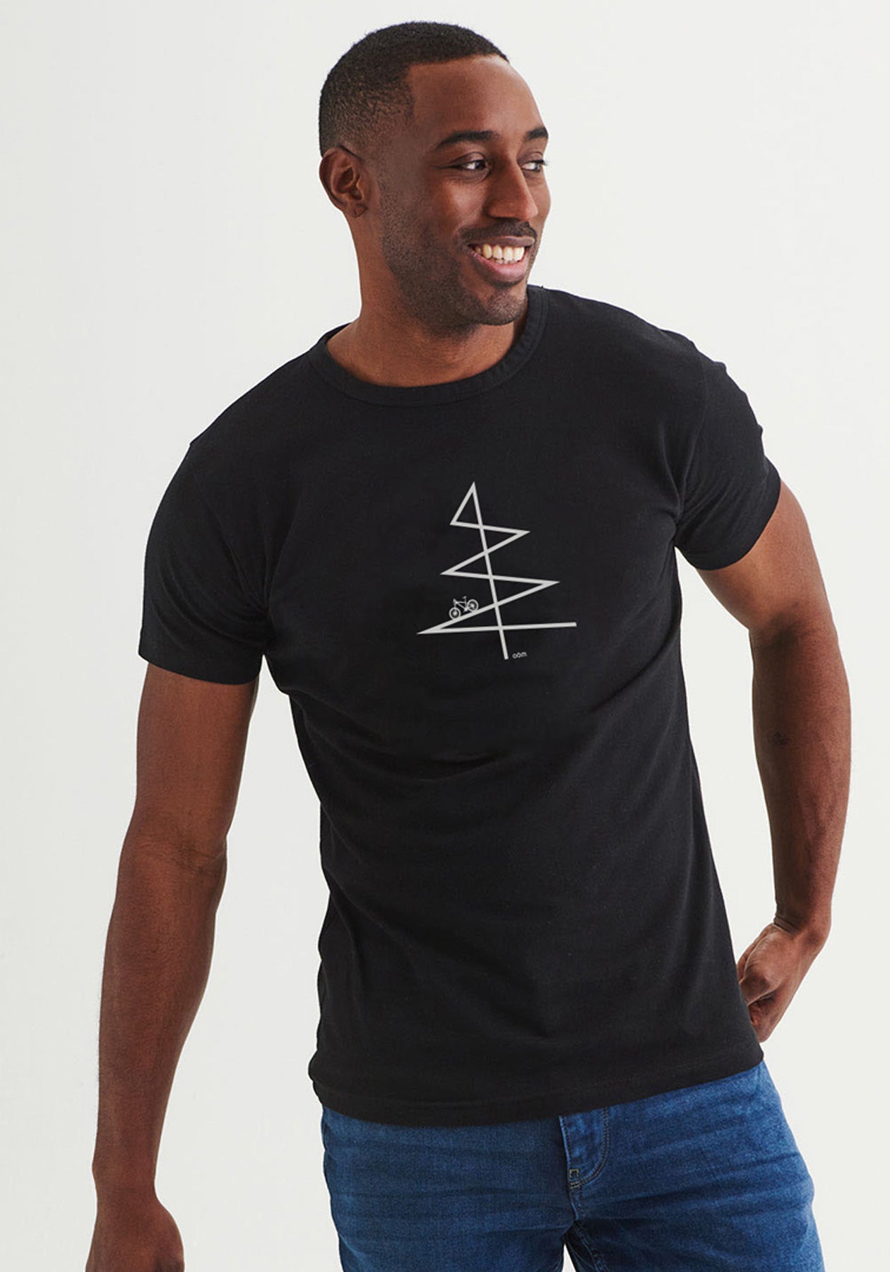 SOMMET | OÖM T-shirt noir coton bio