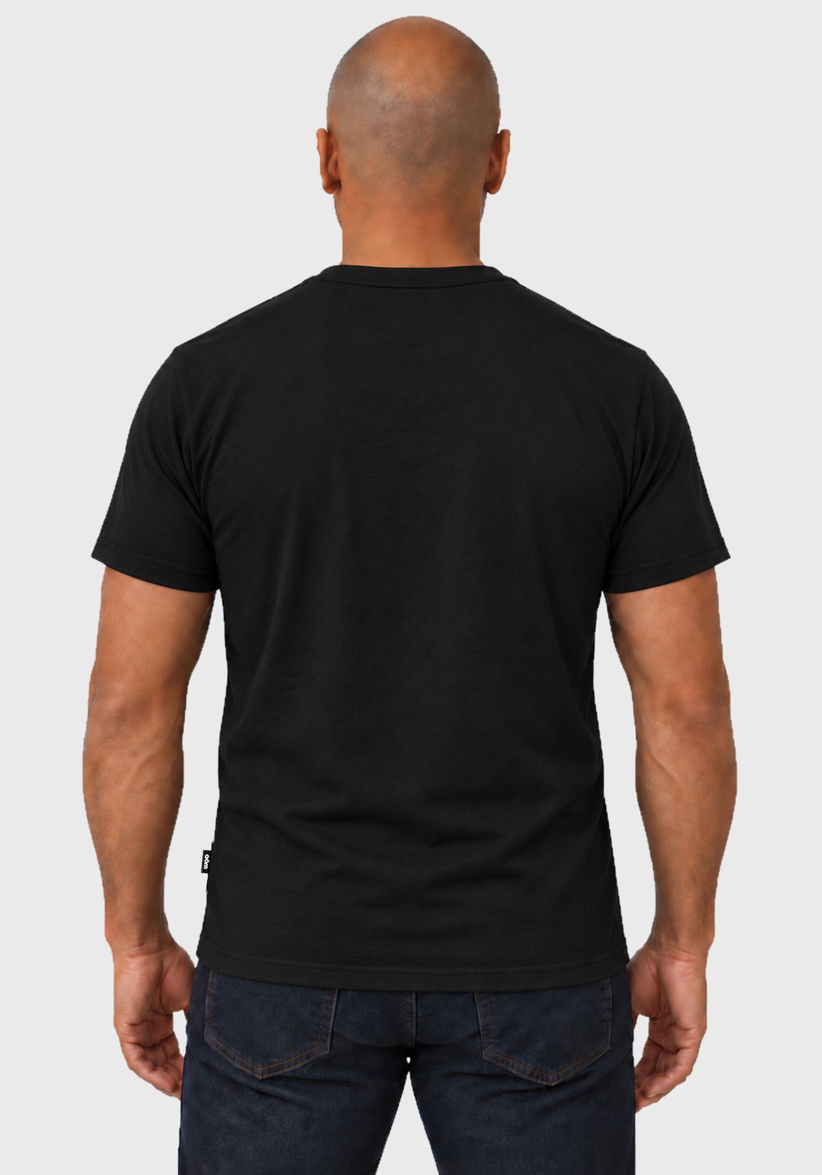 HORS PISTE | Organic cotton short sleeve T-Shirt in black OÖM
